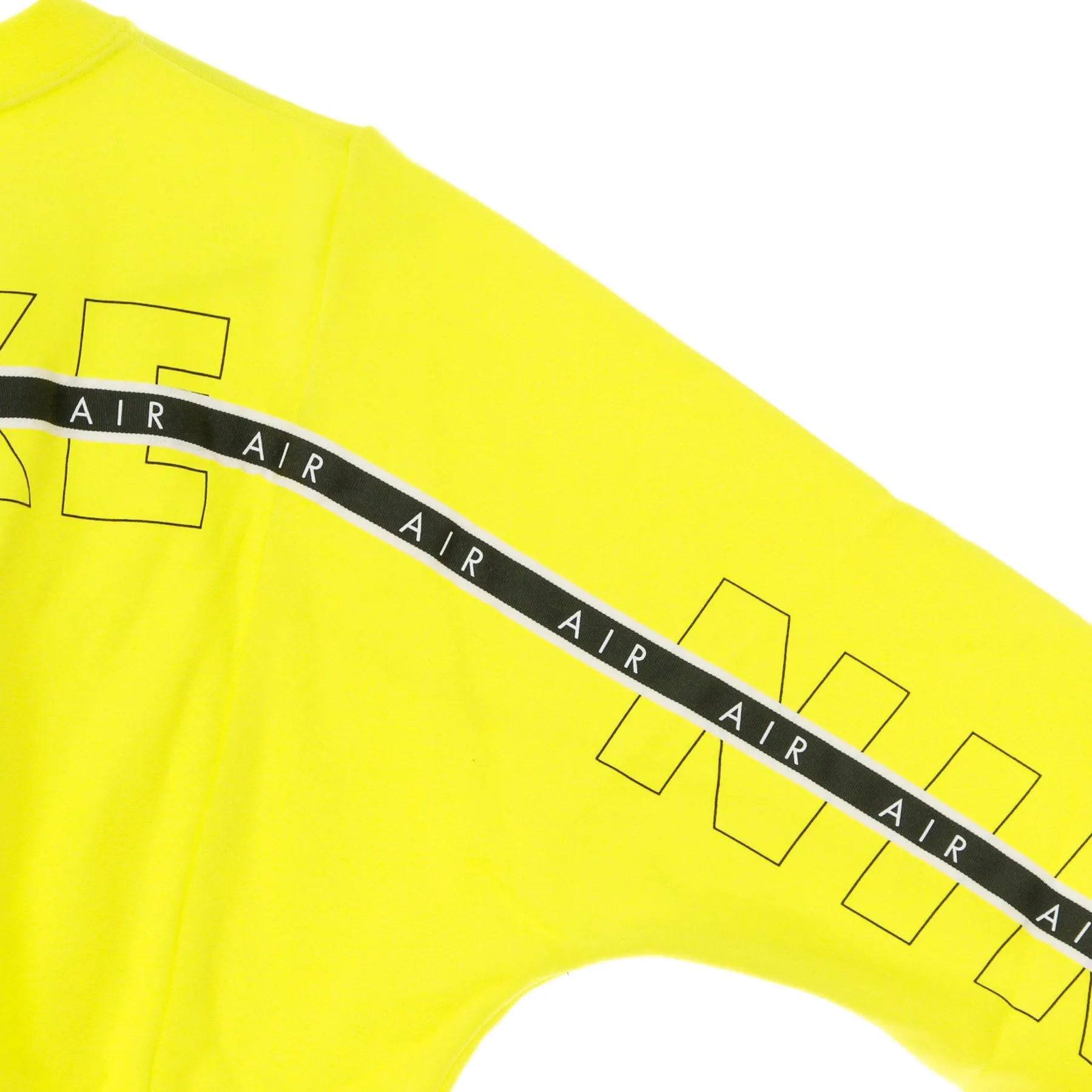 Felpa Girocollo Corta Donna Air Crew Opti Yellow