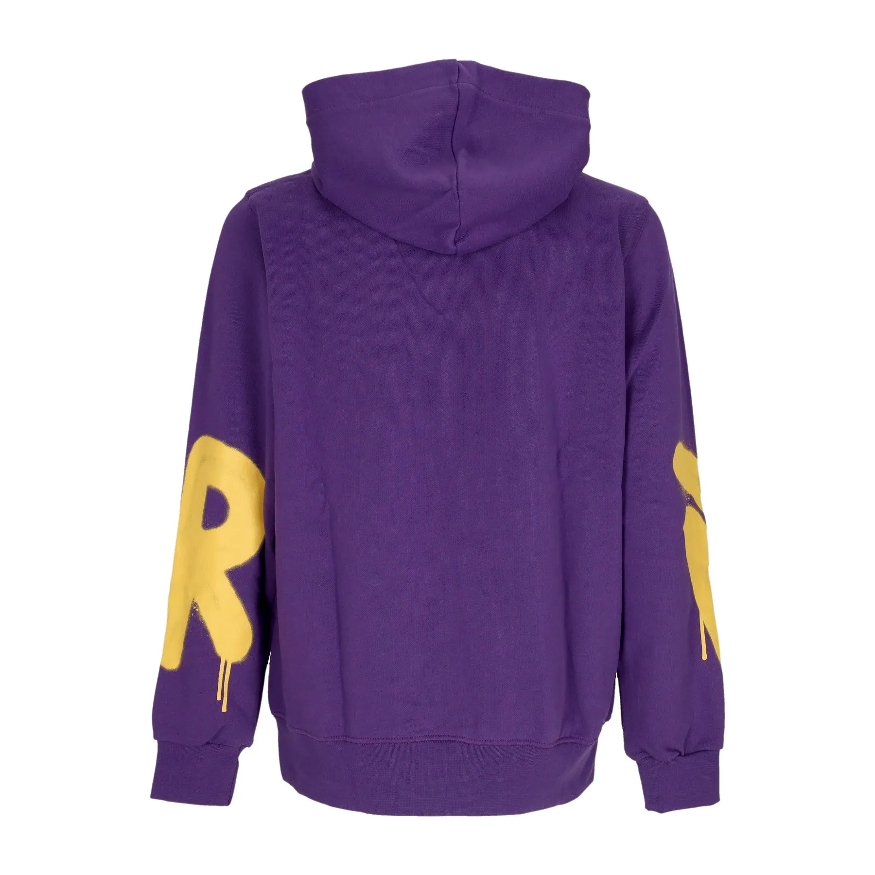 Felpa Leggera Cappuccio Uomo Big Logo Hoodie Purple