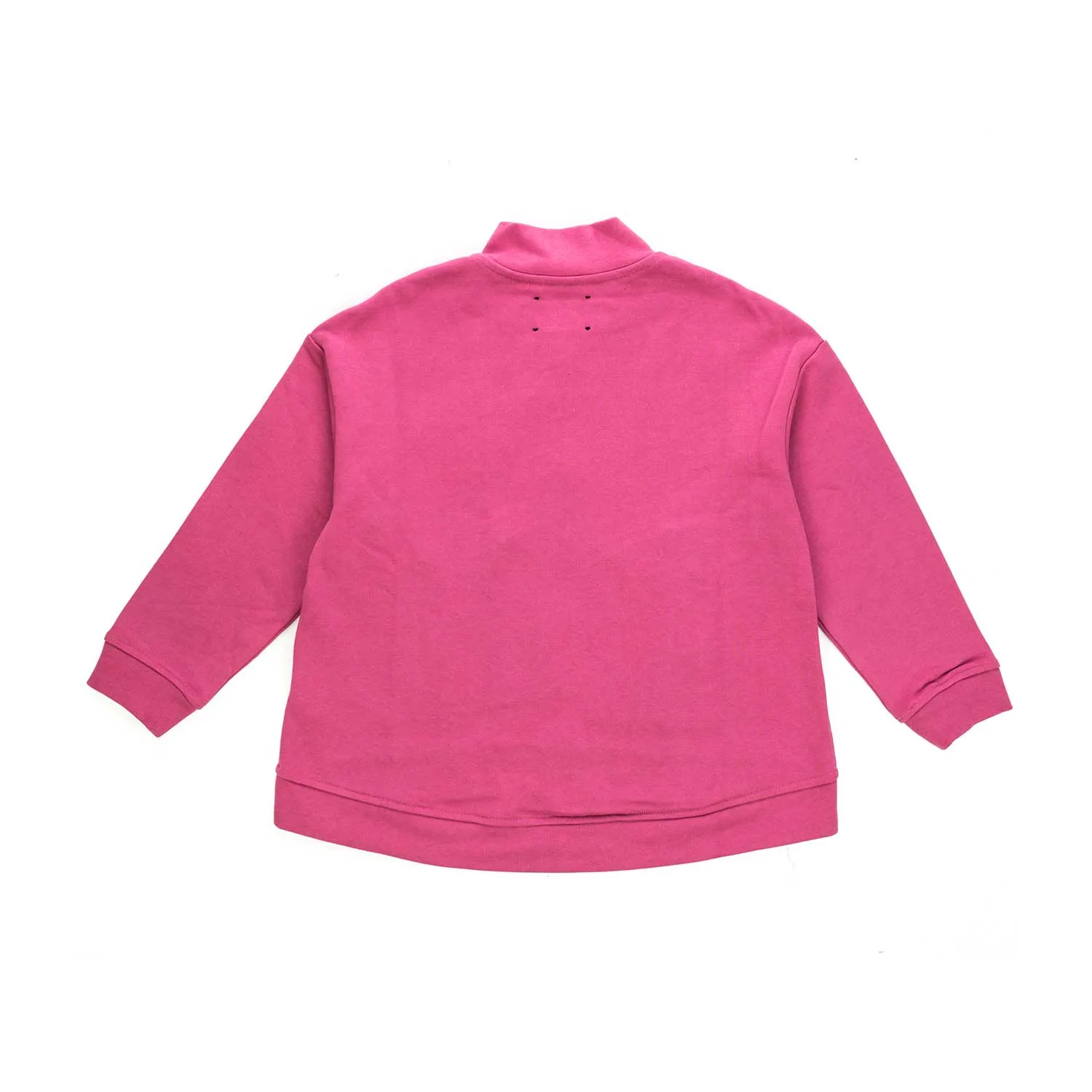 Felpa Rosa Zip Bambina Teen
