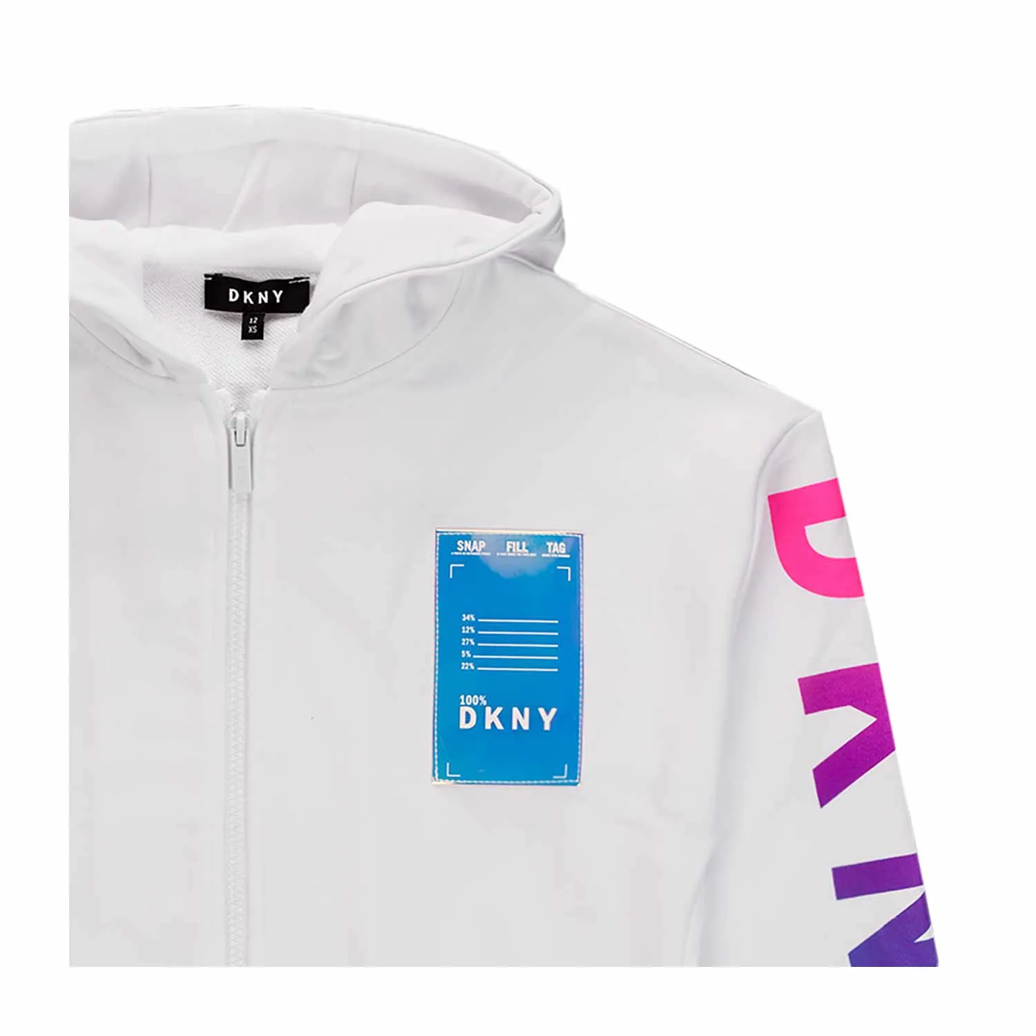 Felpa Zip Cappuccio Bambina Teen