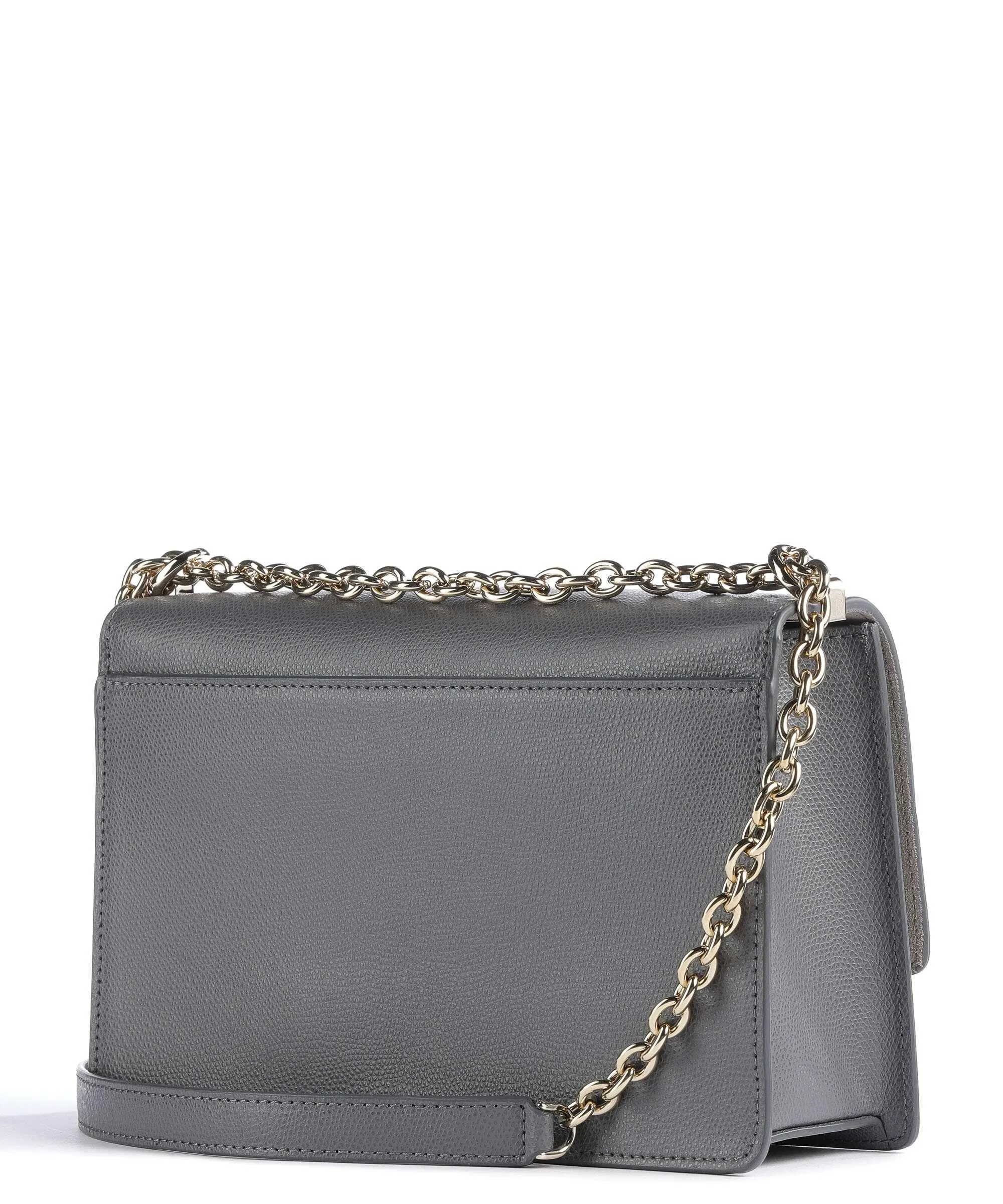  Furla 1927 S Borsa a spalla pelle granulata grigio scuro  