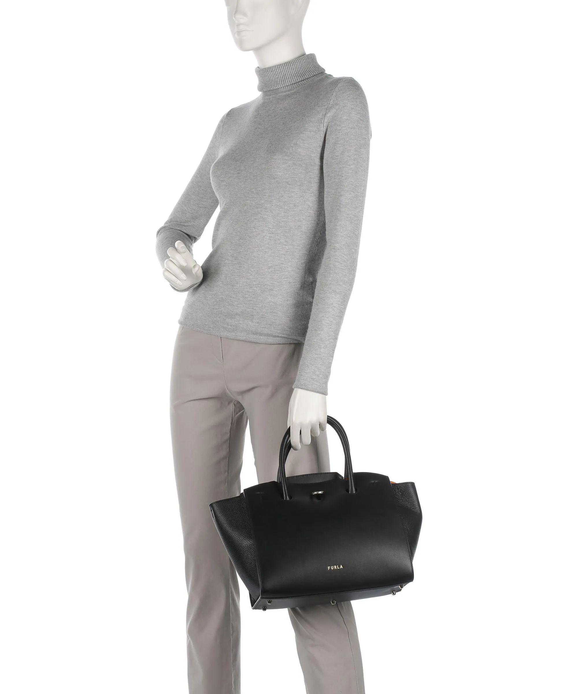  Furla Genesi Borsa a mano pelle nero  