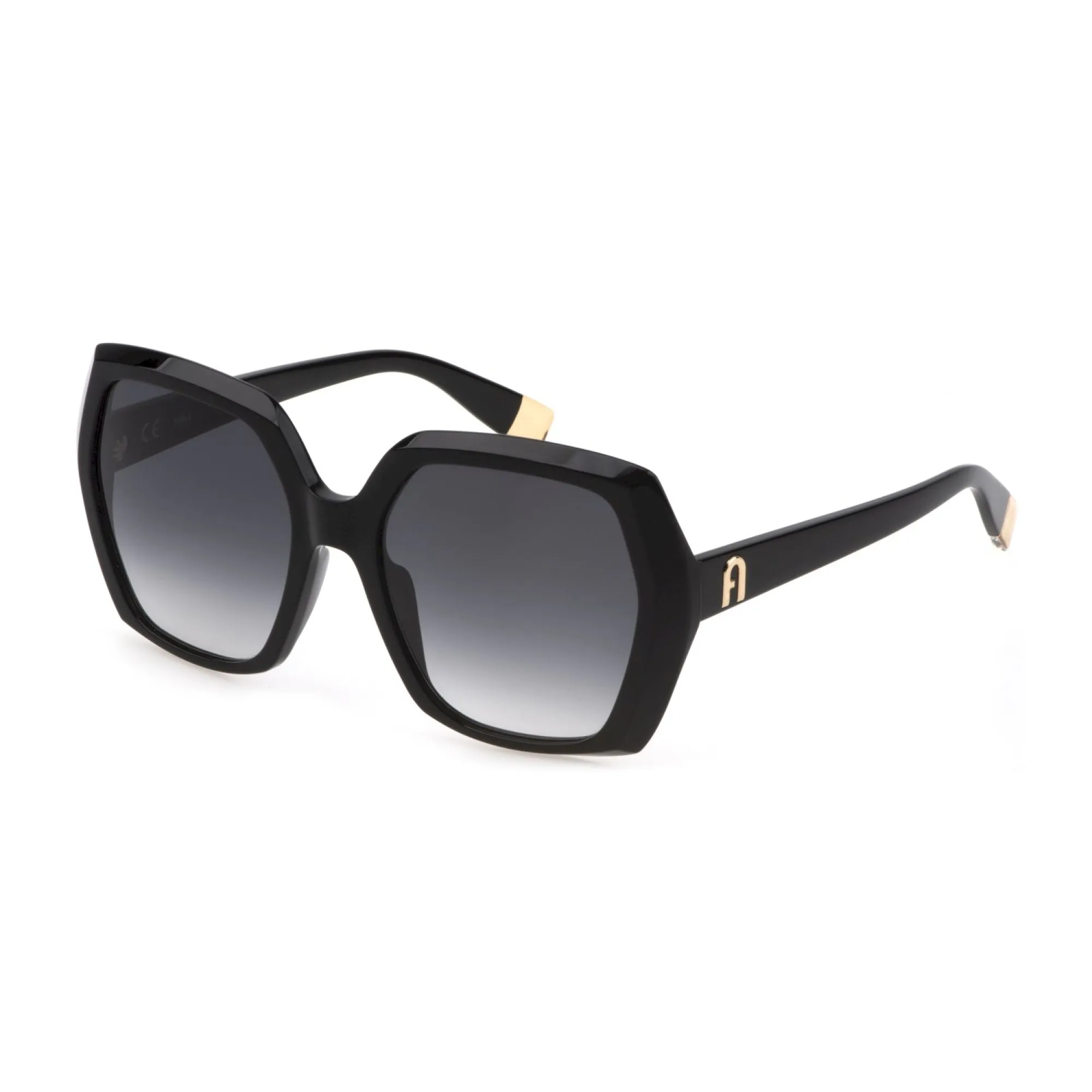   Furla SFU620 - 0700 Nero Lucido | Occhiale Da Sole Donna 
