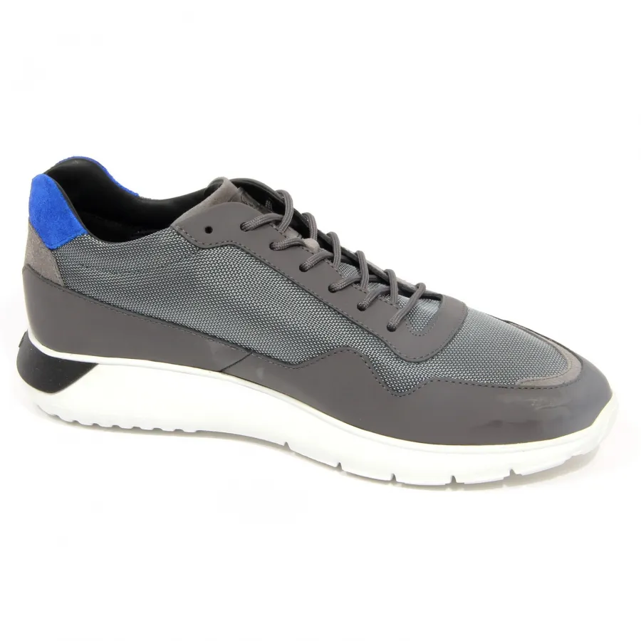 G3612 sneaker uomo HOGAN INTERACTIVE3 grey leather/fabric shoes men