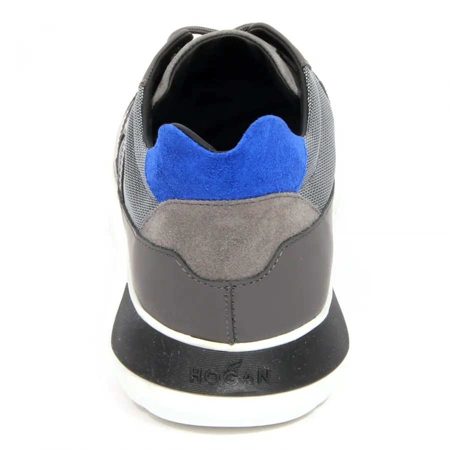 G3612 sneaker uomo HOGAN INTERACTIVE3 grey leather/fabric shoes men