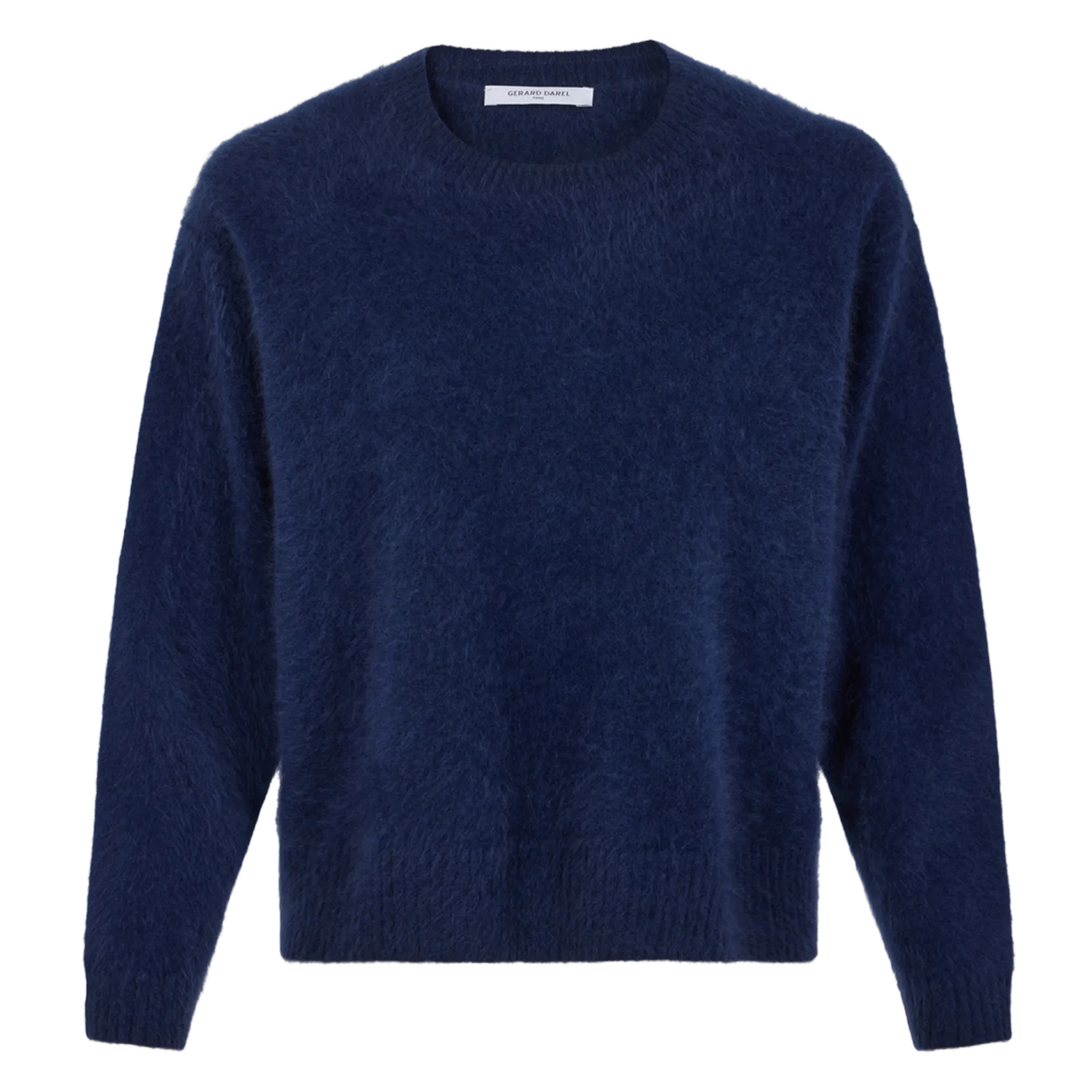  GERARD DAREL   JASMINA - Maglione girocollo a maniche lunghe in cashmere spazzolato | Blu