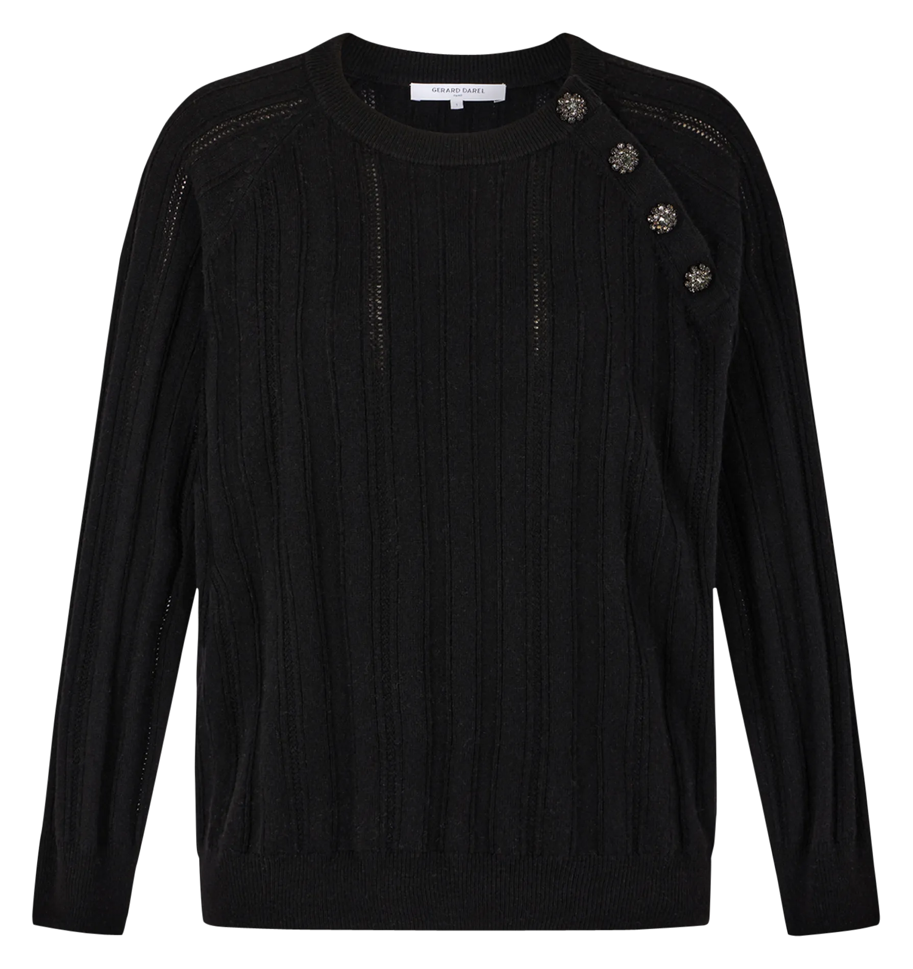  GERARD DAREL   JOSETTE - Maglione a girocollo in lana | Nero