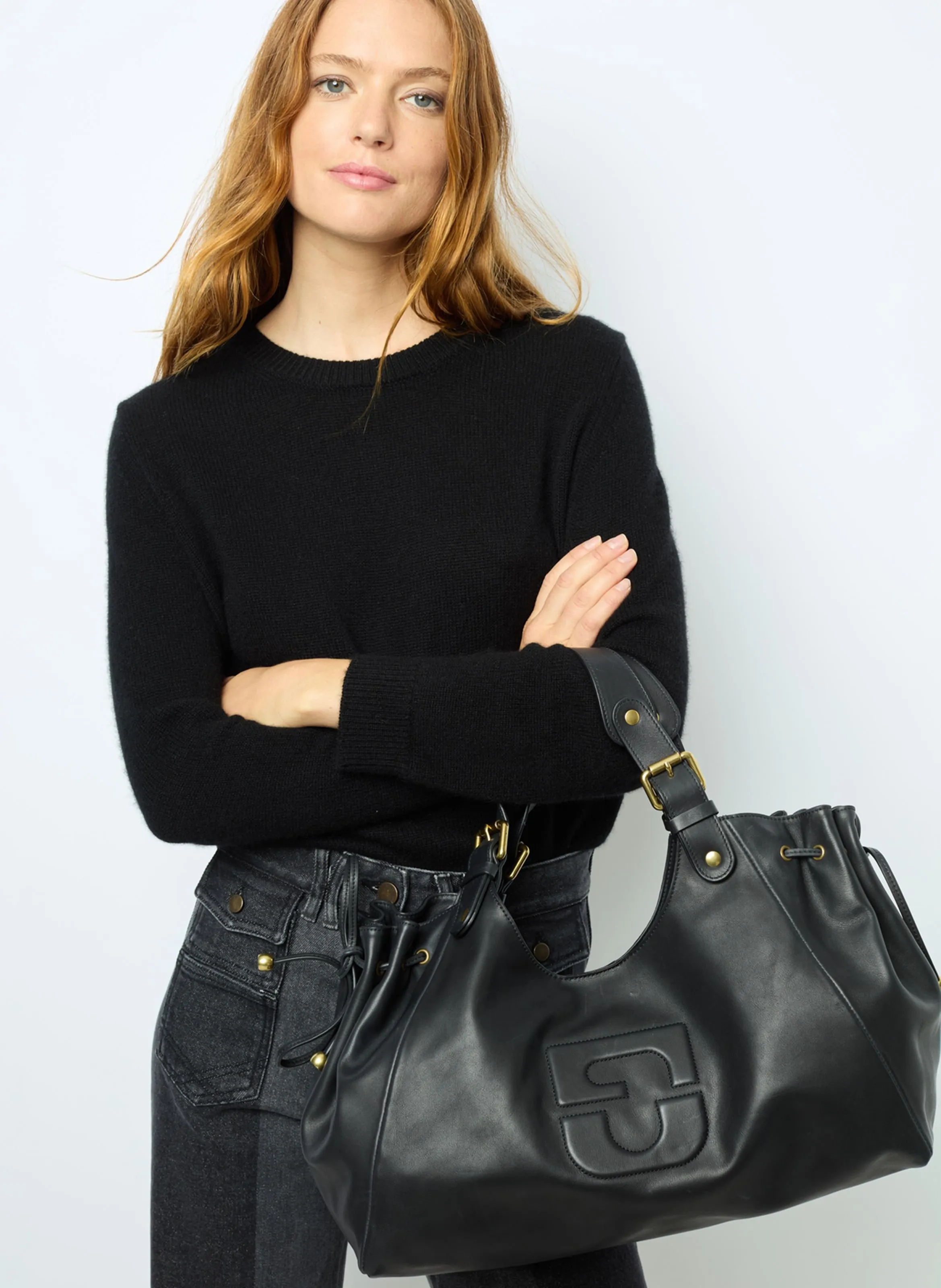  GERARD DAREL   JOVITA - Maglione a girocollo in cachemire | Nero