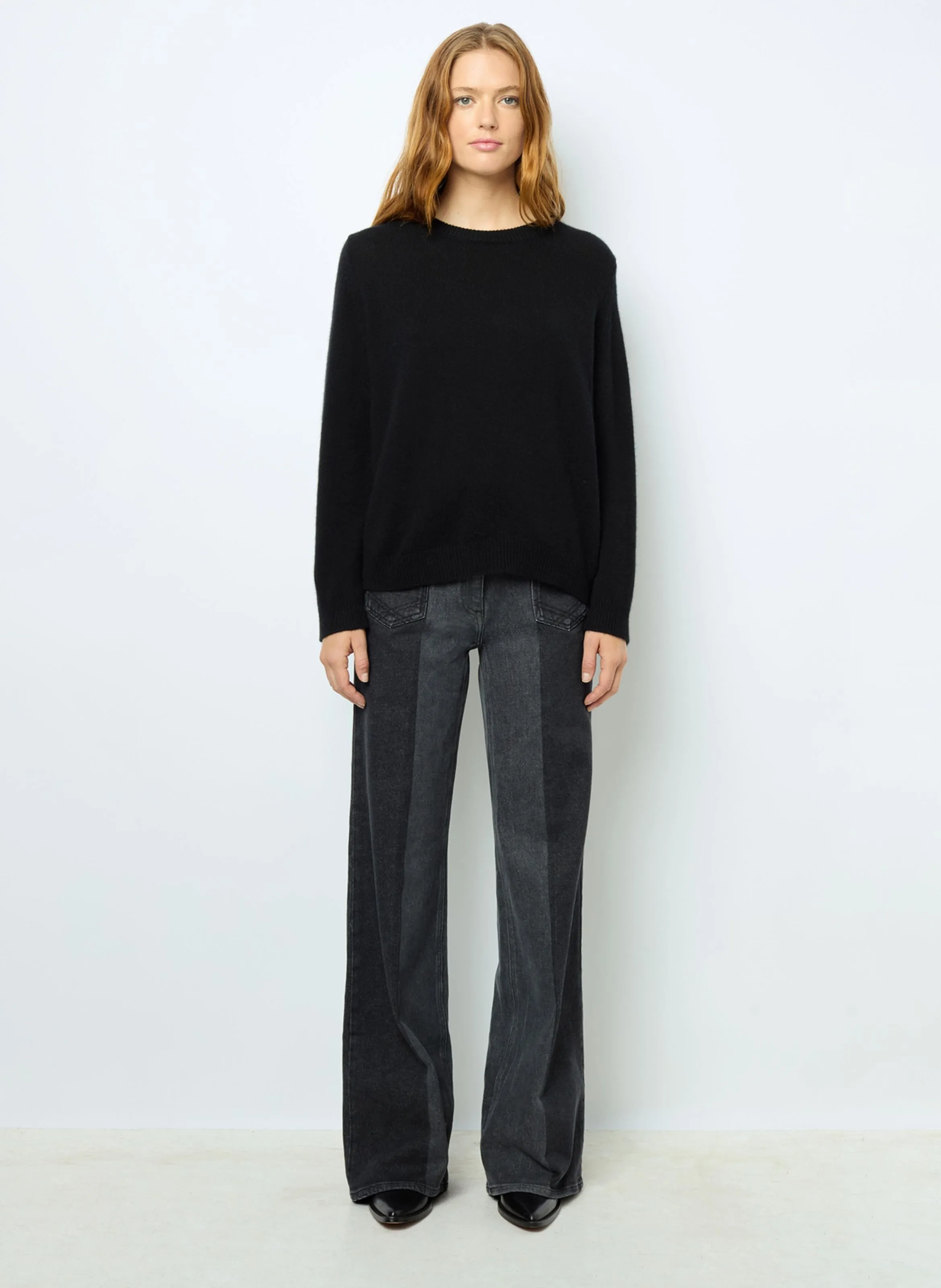  GERARD DAREL   JOVITA - Maglione a girocollo in cachemire | Nero