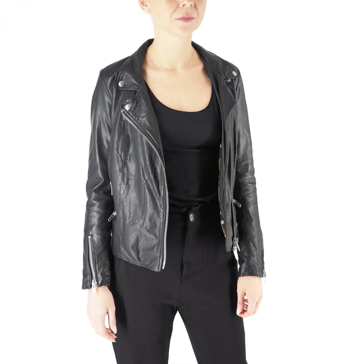 Giacca Biker Foderata