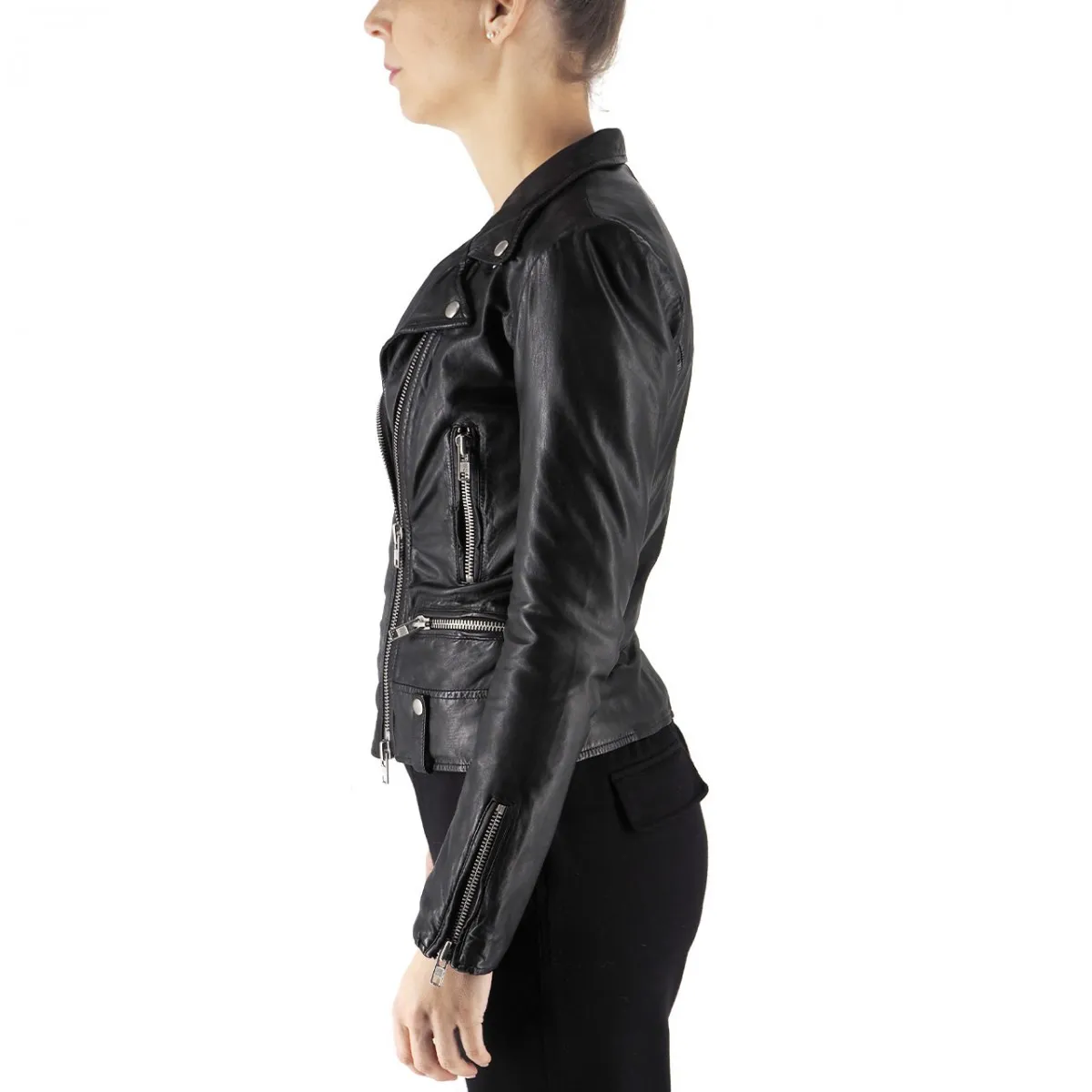 Giacca Biker Foderata