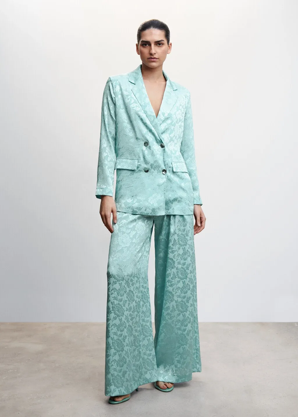 Giacca completo jacquard