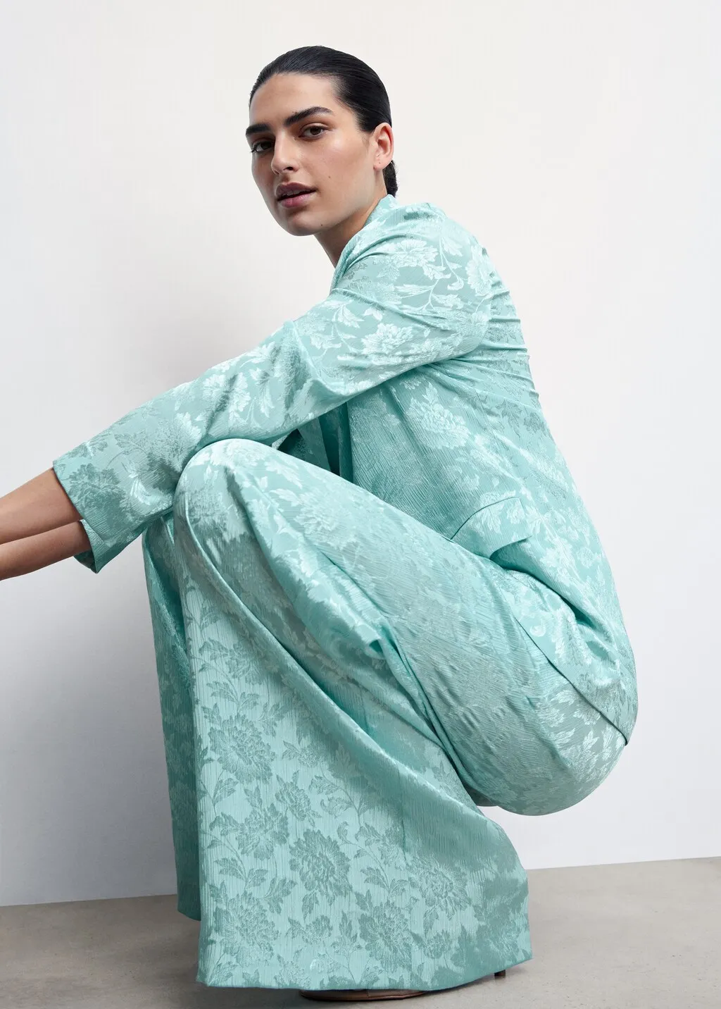Giacca completo jacquard