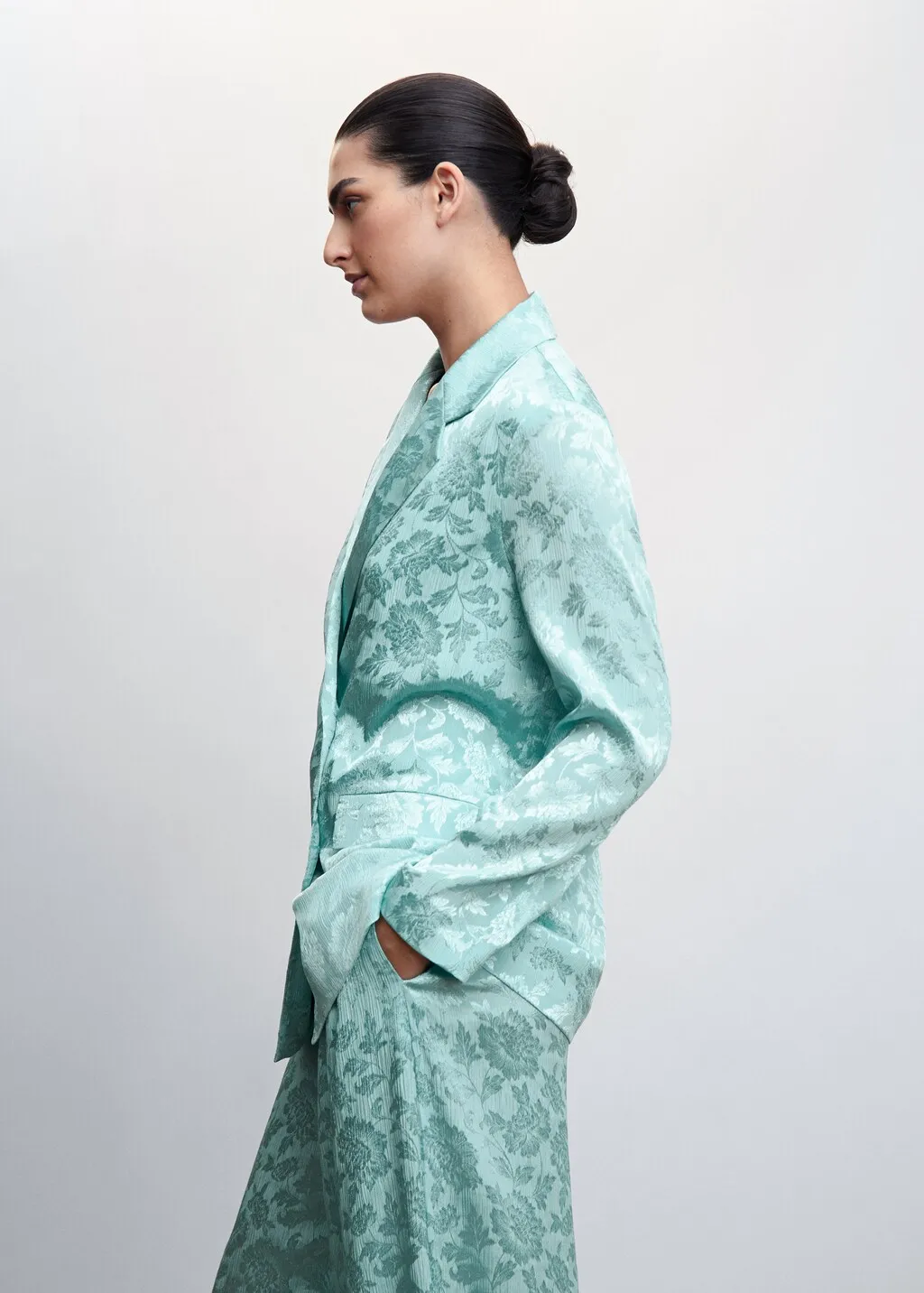 Giacca completo jacquard