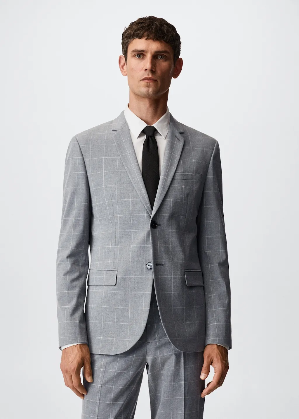 Giacca completo super slim fit quadri