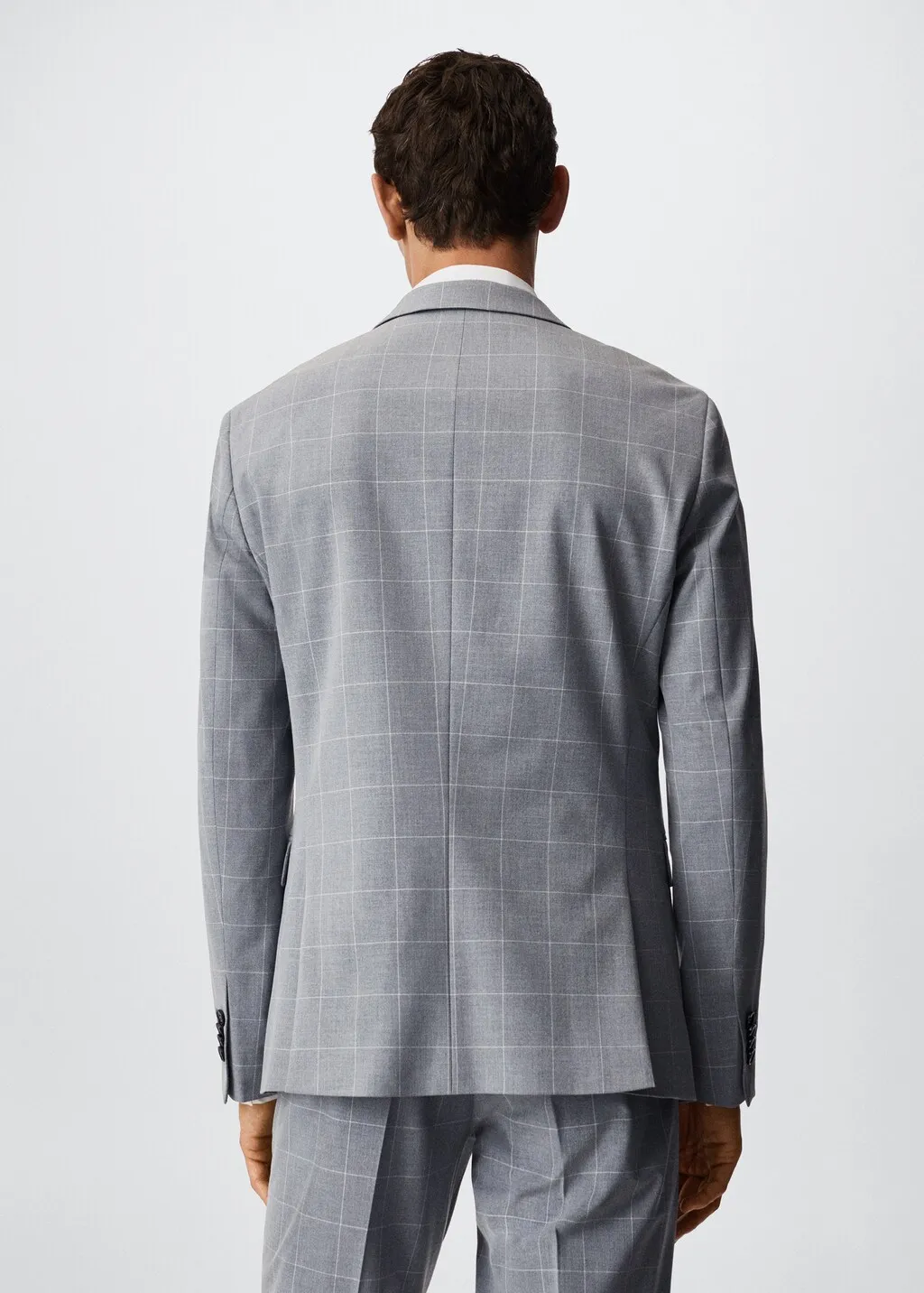 Giacca completo super slim fit quadri