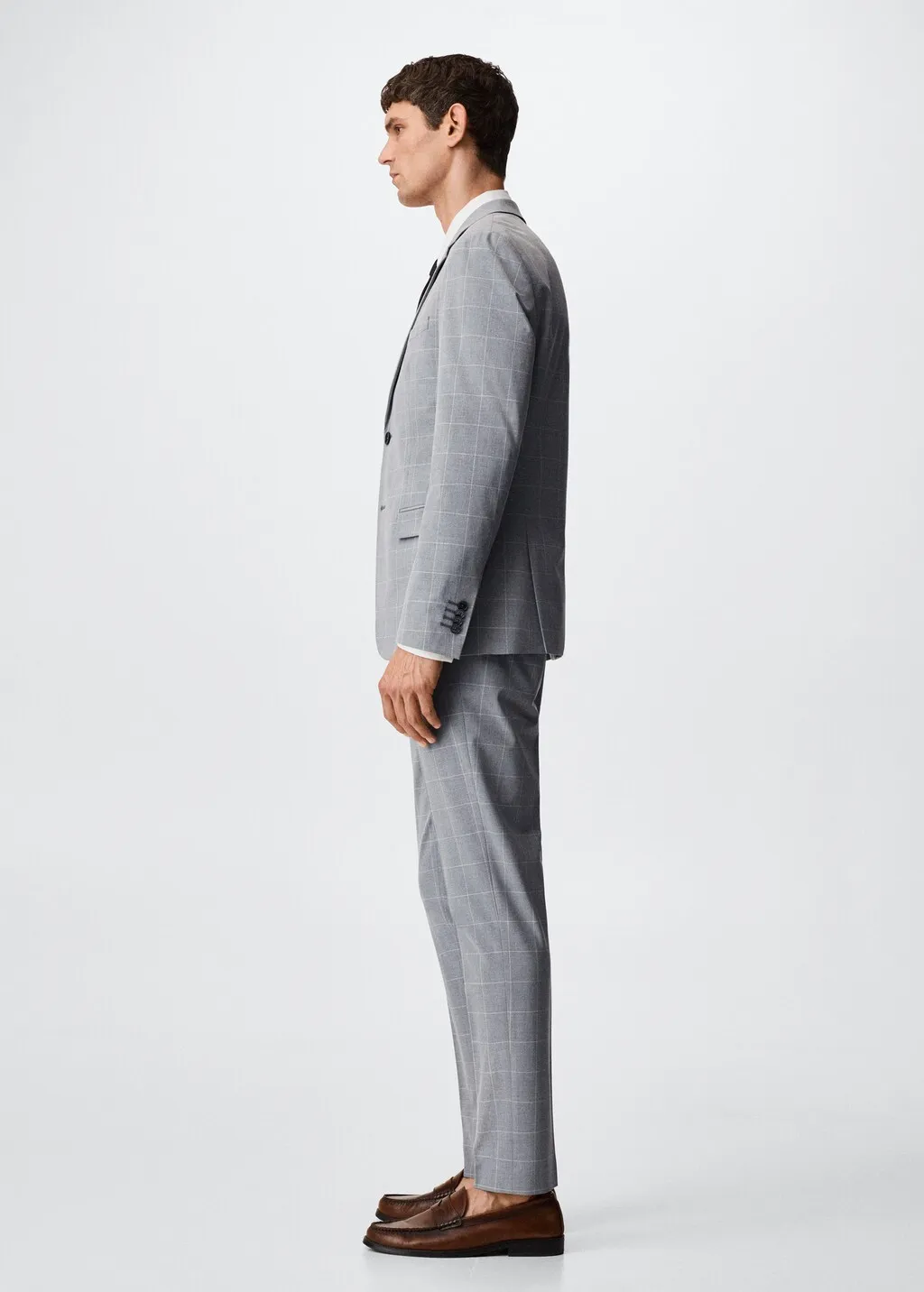 Giacca completo super slim fit quadri