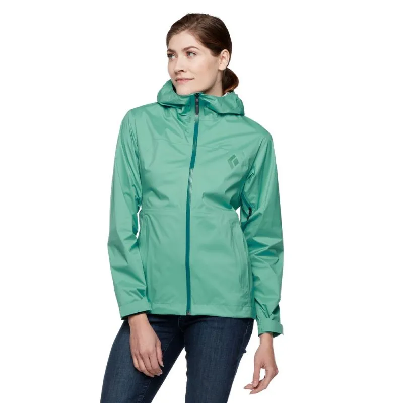 Giacca da pioggia Black Diamond Stormline Stretch Rain Shell (Dark Patina) Donna