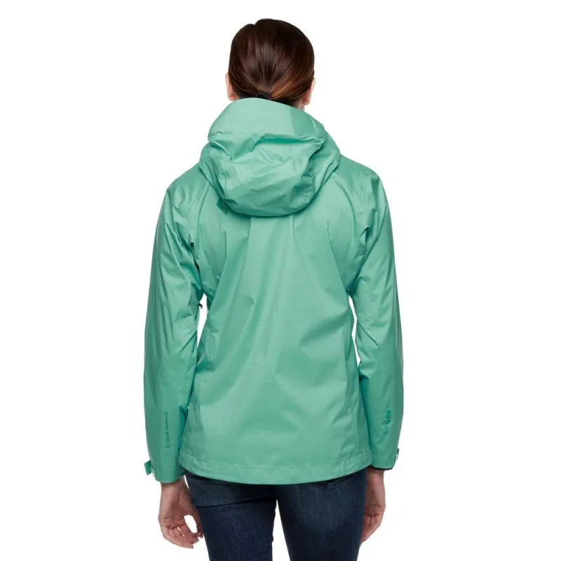 Giacca da pioggia Black Diamond Stormline Stretch Rain Shell (Dark Patina) Donna