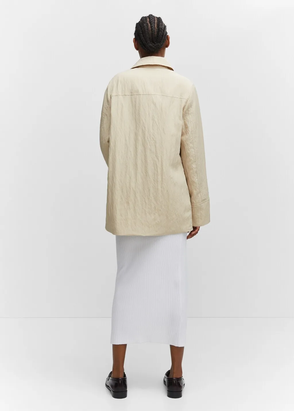 Giacca fluida tasche