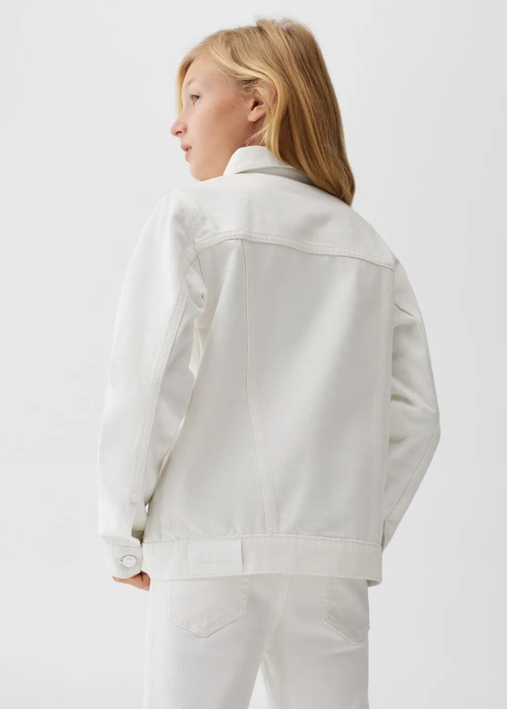 Giacca jeans volant