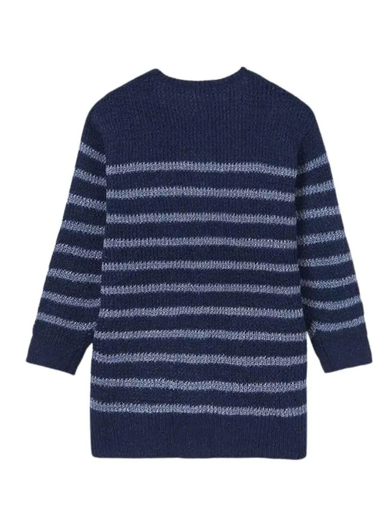 Giacca Mayoral Tricot Blu Navy per Bambina