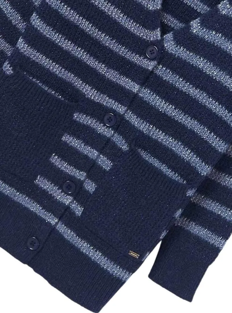 Giacca Mayoral Tricot Blu Navy per Bambina