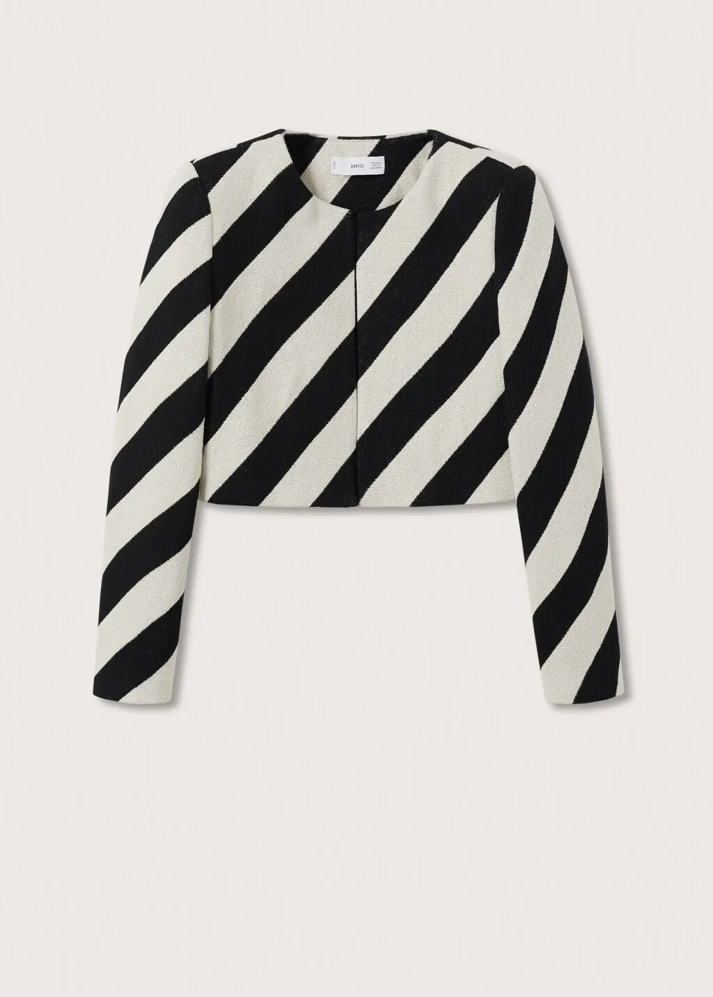 Giacca righe cotone