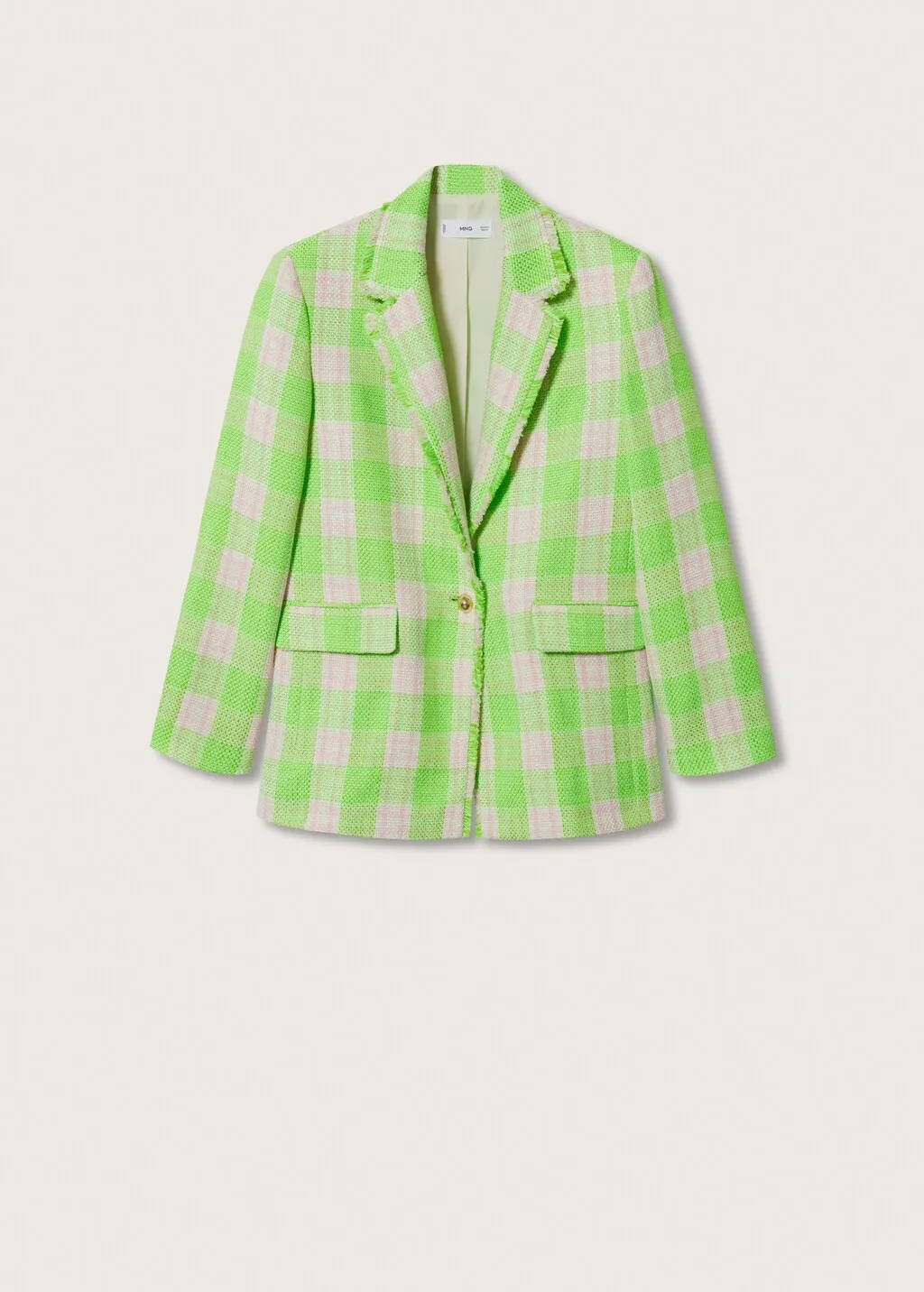 Giacca tweed quadri