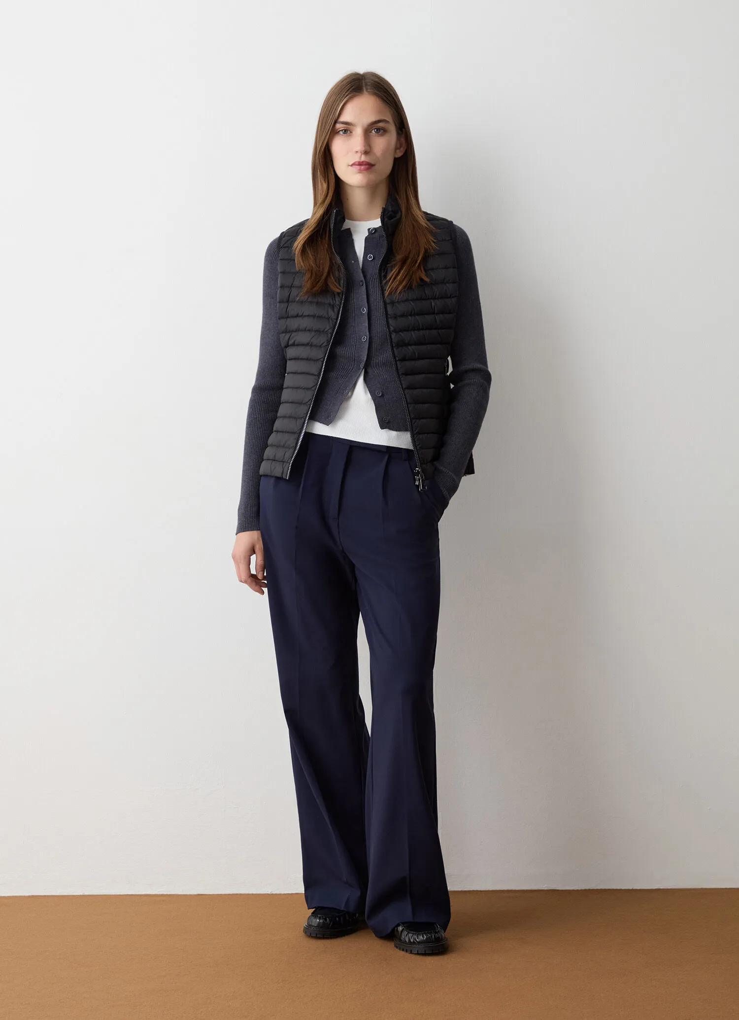 Gilet imbottito in piuma