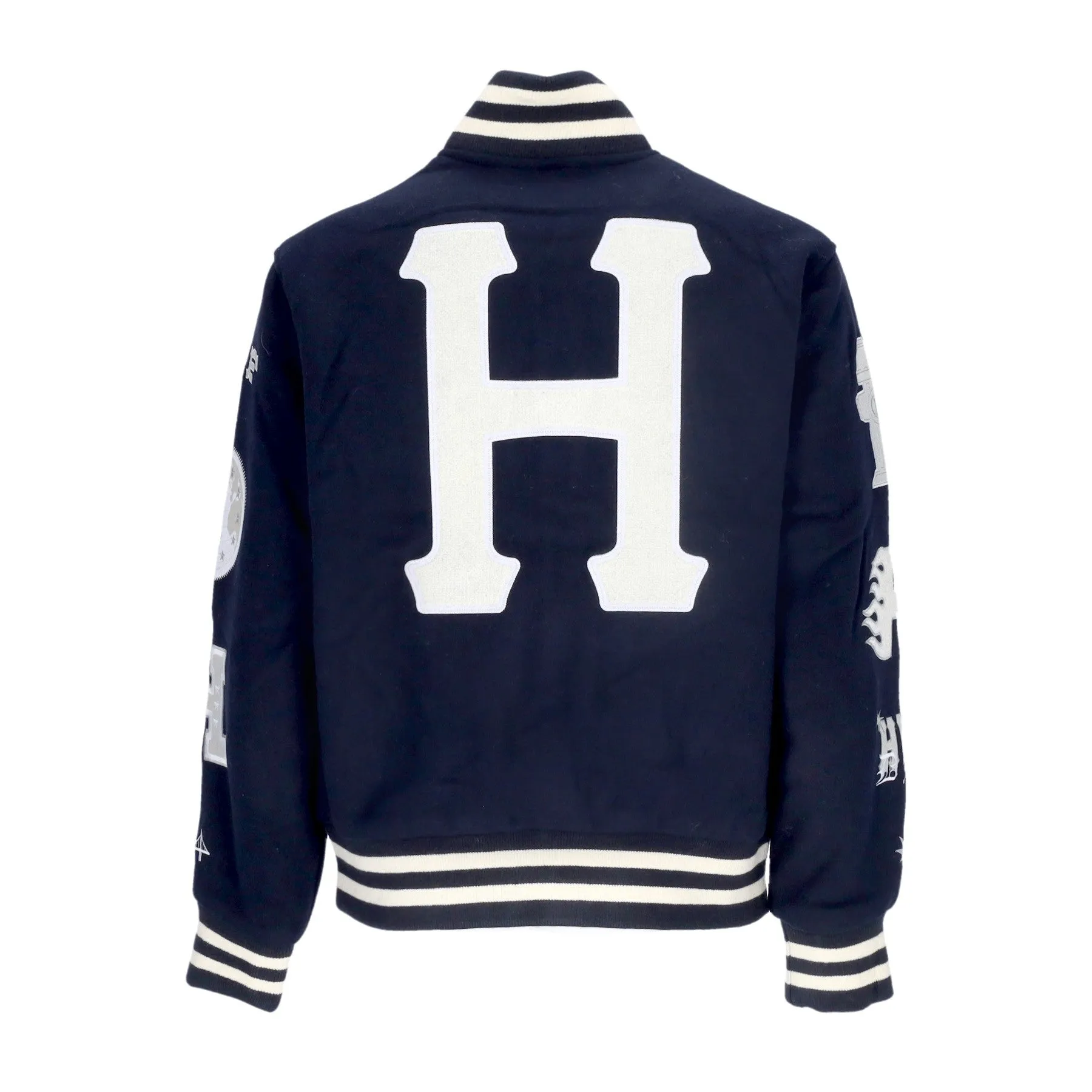Giubbotto College Uomo 20 Year Classic H Varsity Jacket Navy