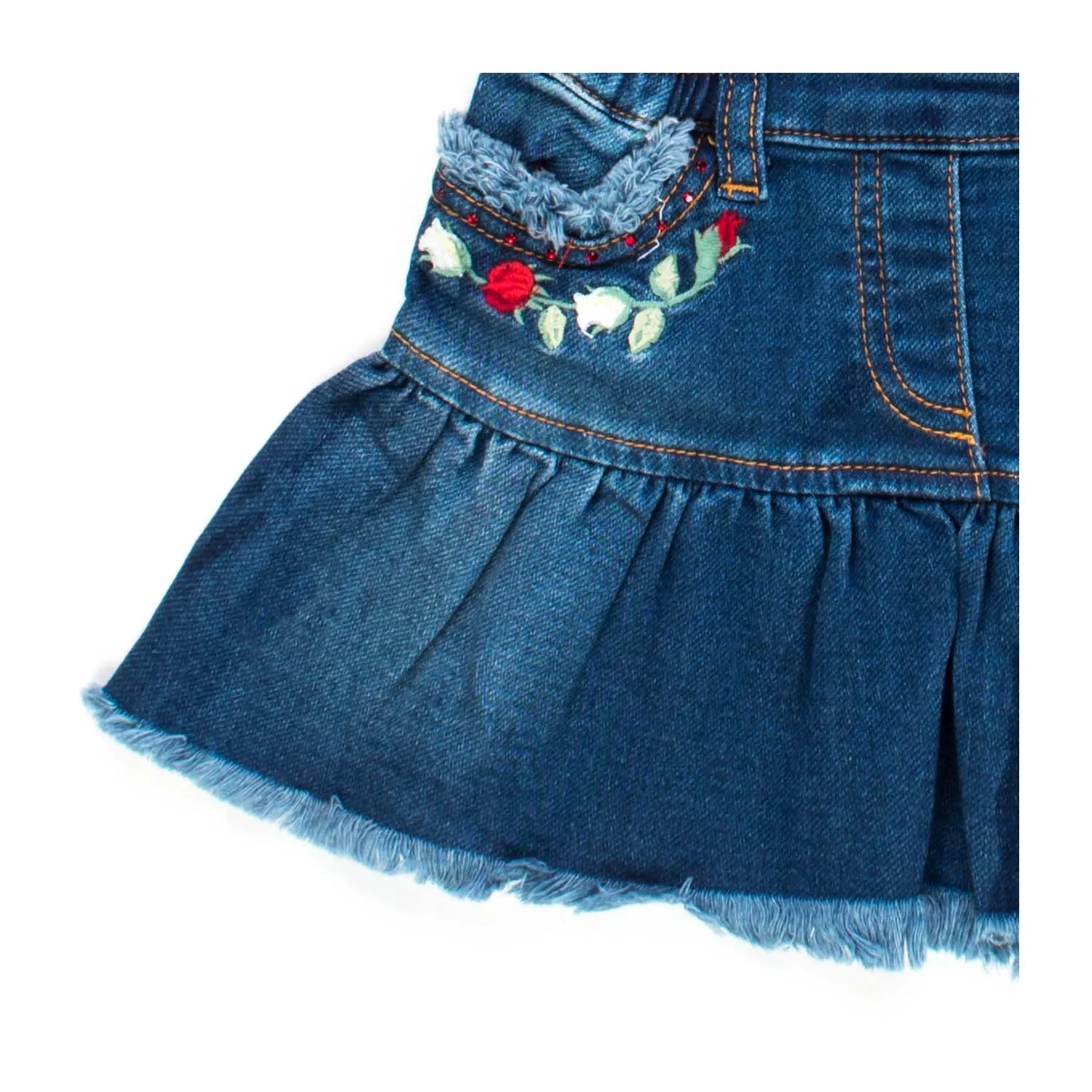 Gonna Salopette Denim Bimba Bebè