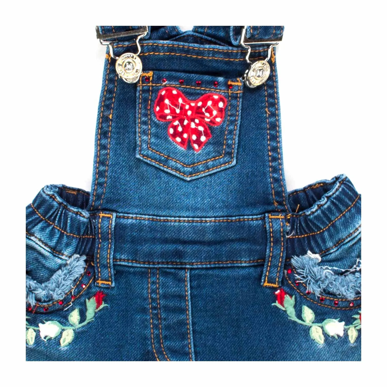 Gonna Salopette Denim Bimba Bebè