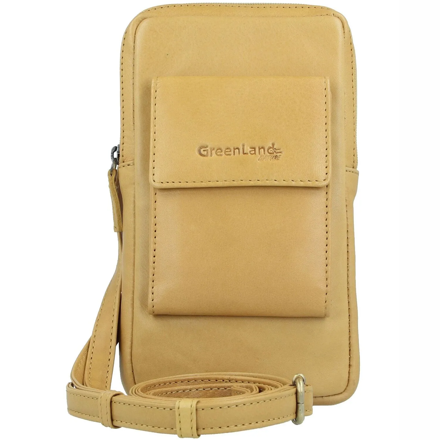 Greenland Nature Natura Custodia morbida per cellulare in pelle 11 cm