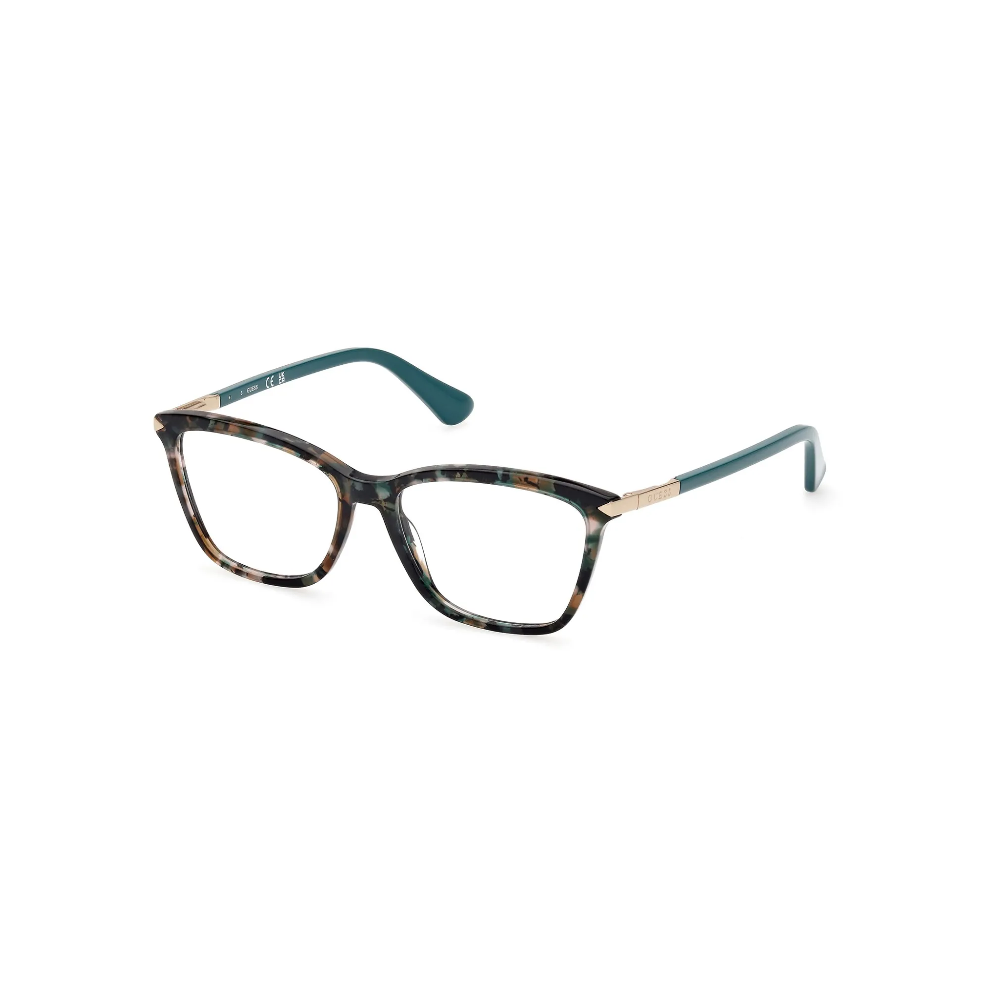   Guess GU 2880 - 098 Verde Scuro | Occhiale Da Vista Donna 