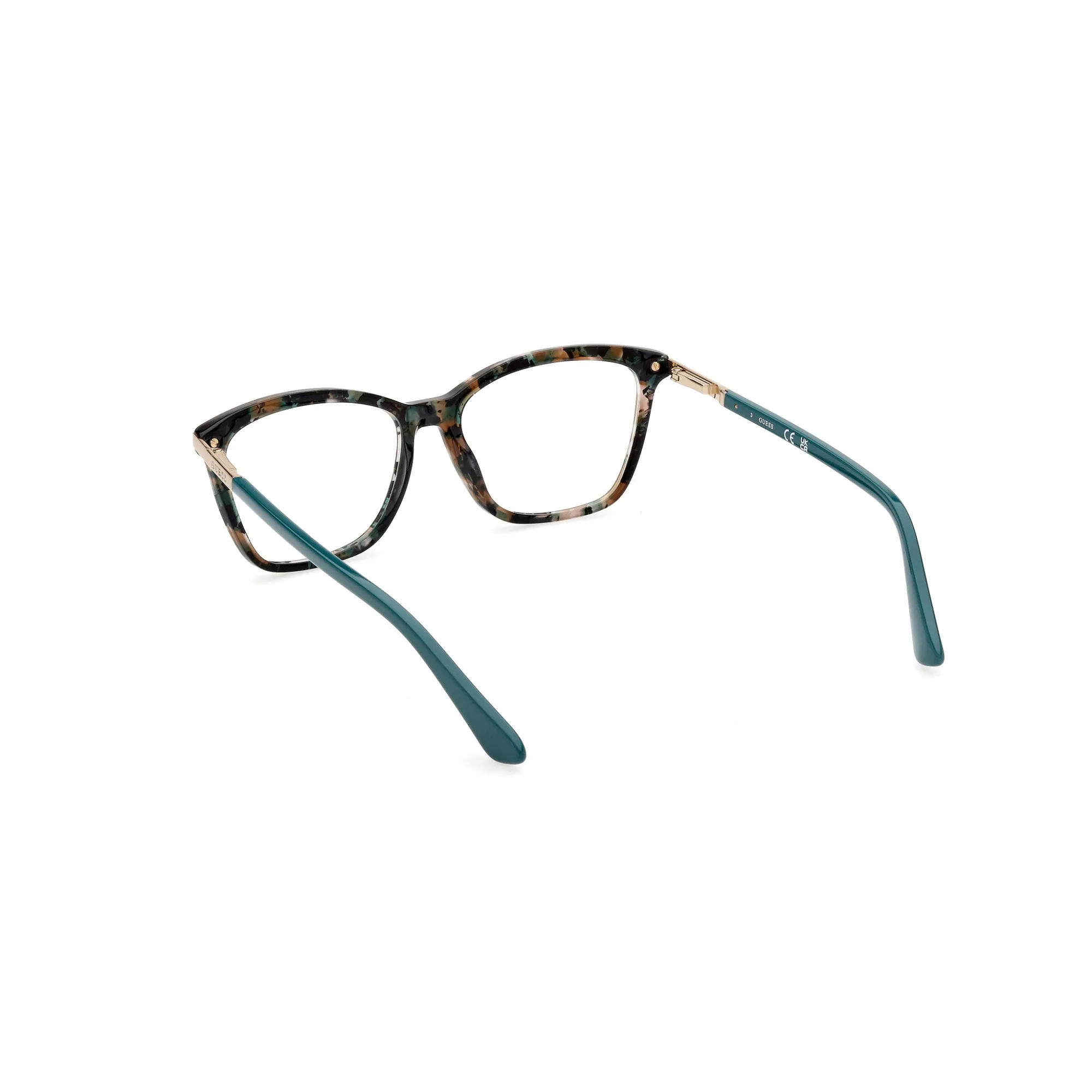   Guess GU 2880 - 098 Verde Scuro | Occhiale Da Vista Donna 