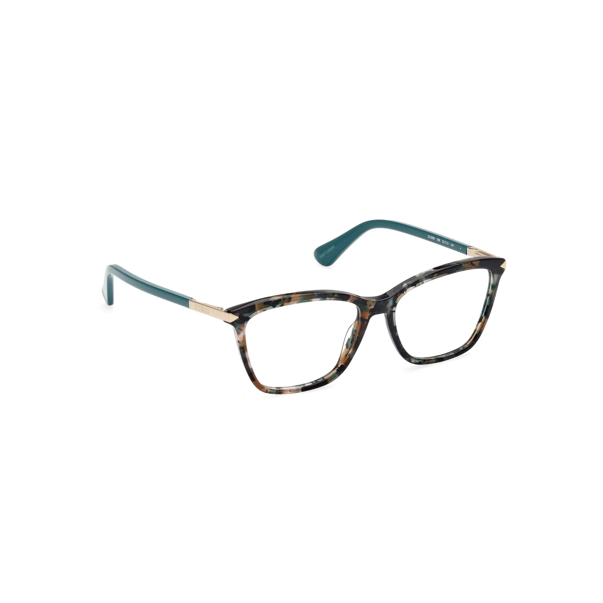  Guess GU 2880 - 098 Verde Scuro | Occhiale Da Vista Donna 