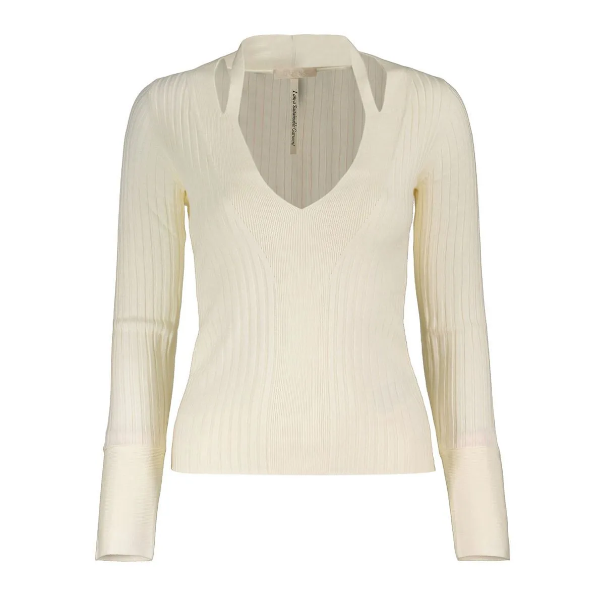     GUESS MAGLIONE SCOLLO V COSTINE ALINE DONNA  