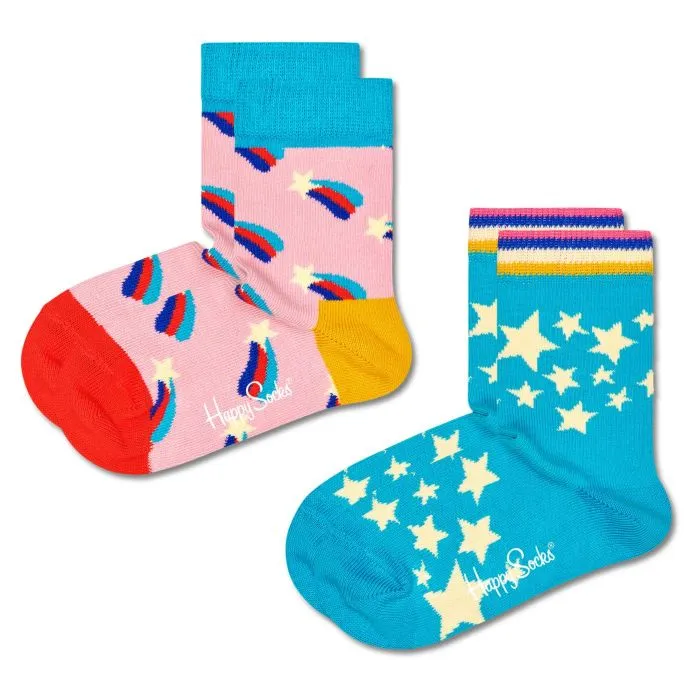     HAPPY SOCKS KIDS SHOOTING STAR 2PK KSST02 6000