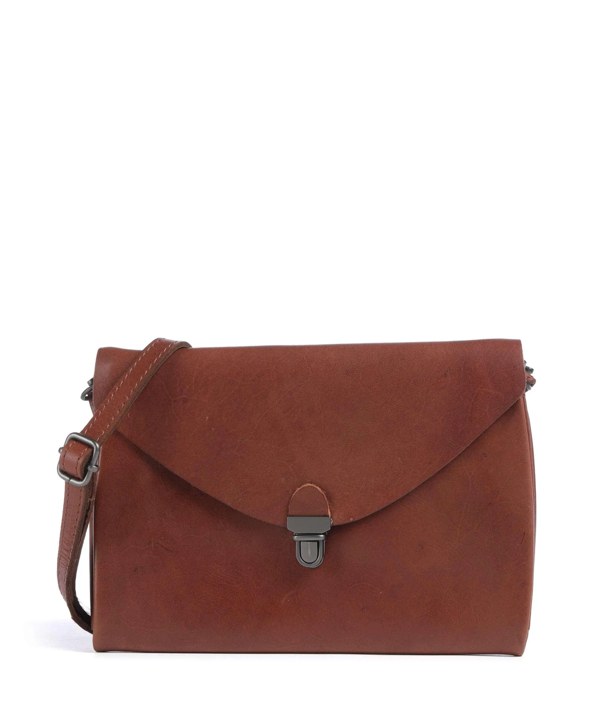  Harold's Fold Borsa a tracolla pelle bovina cognac  