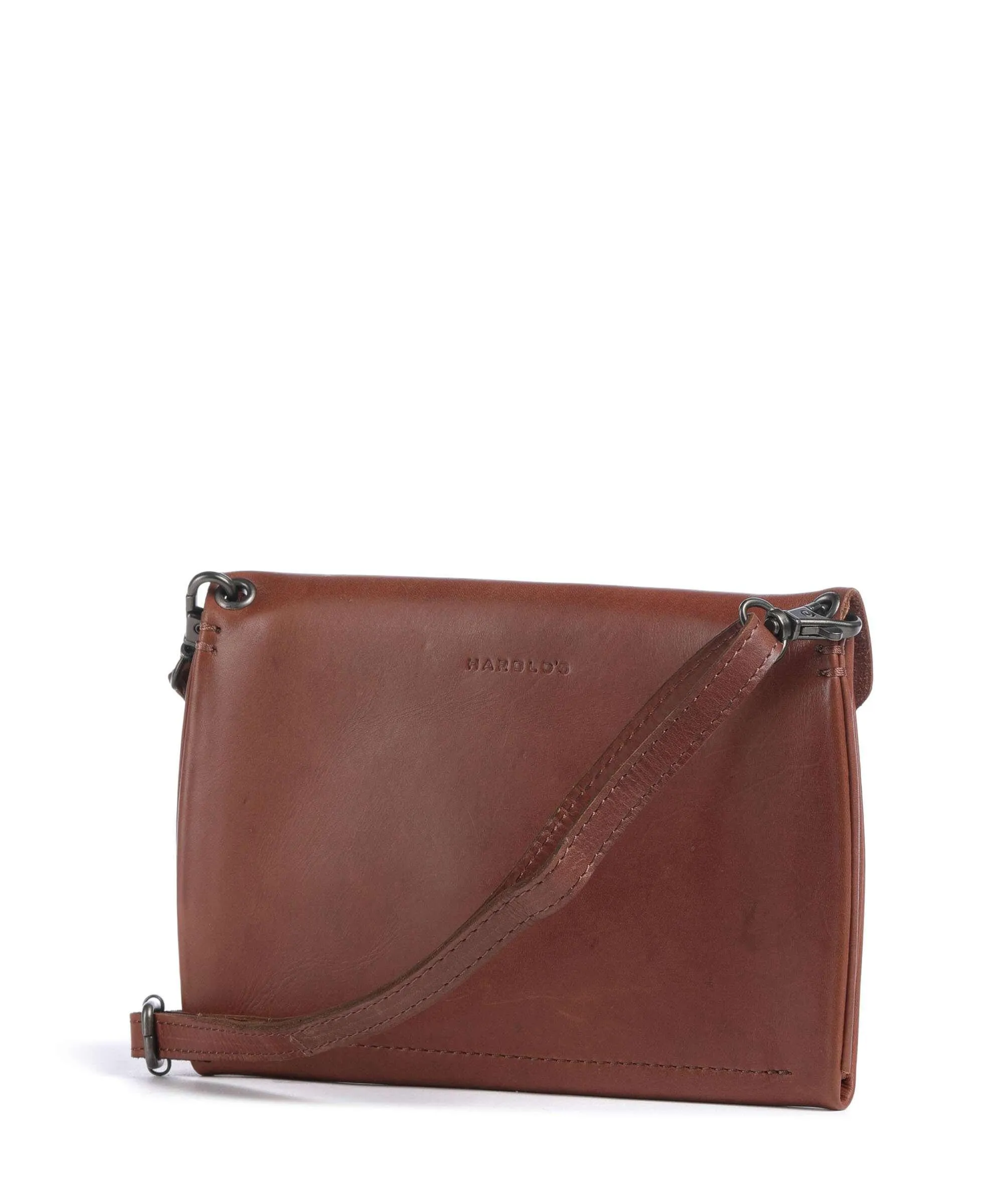  Harold's Fold Borsa a tracolla pelle bovina cognac  
