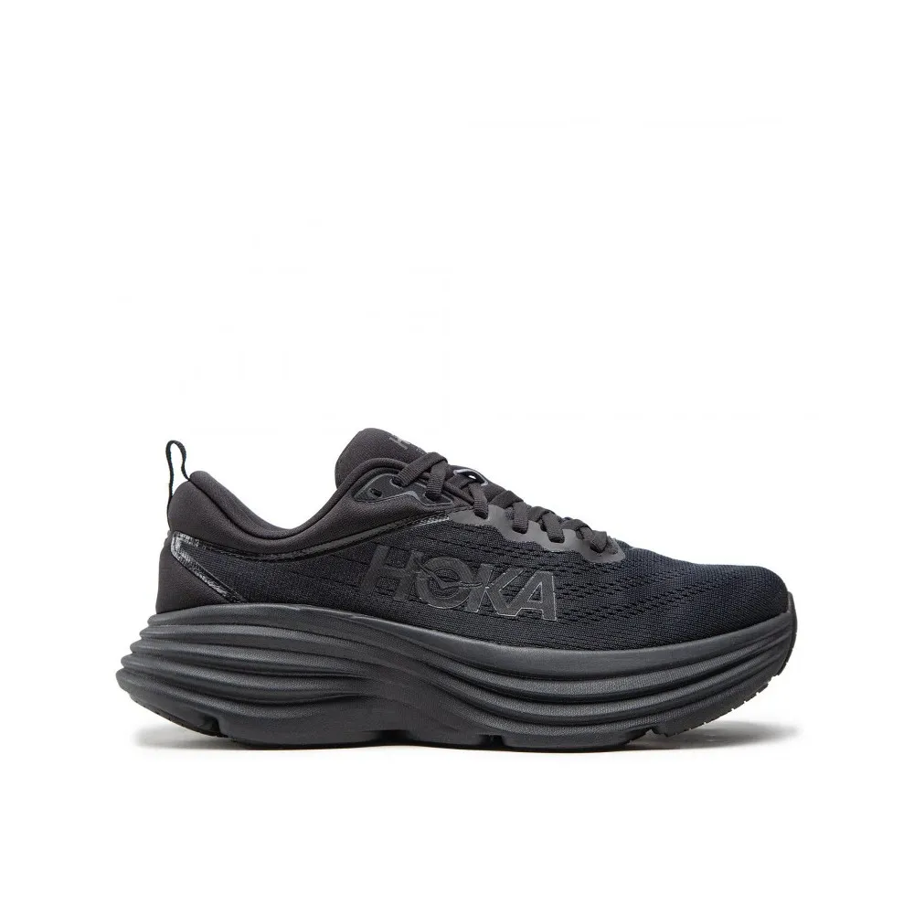 HOKA ONE ONE - BONDI 8 - UOMO - NERO - 1123202-BBLC