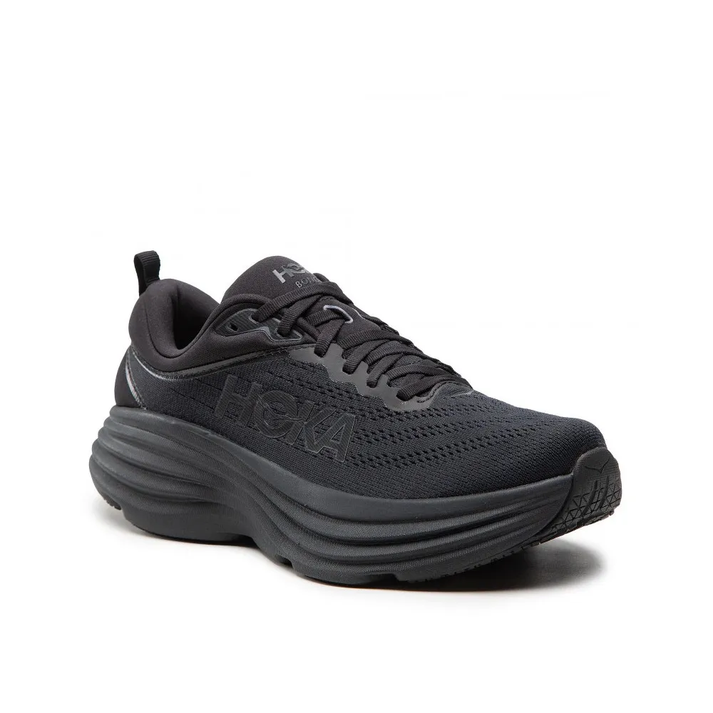 HOKA ONE ONE - BONDI 8 - UOMO - NERO - 1123202-BBLC