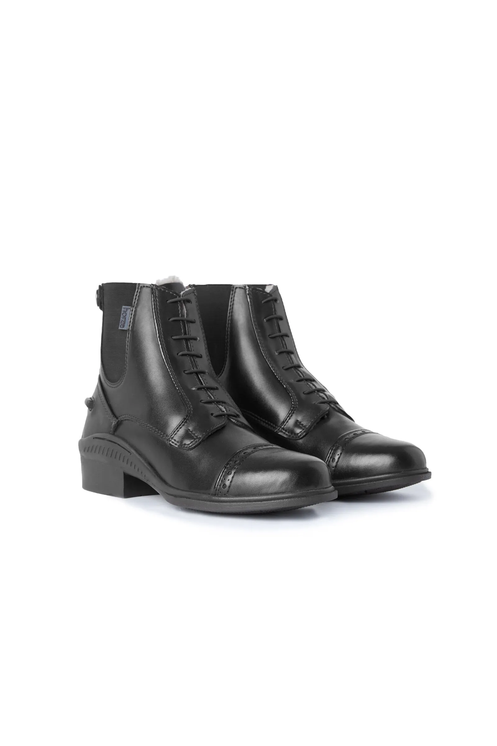 Horze Kilkenny Lux Stivali invernali jodhpur  con dettaglio stile brogue da donna