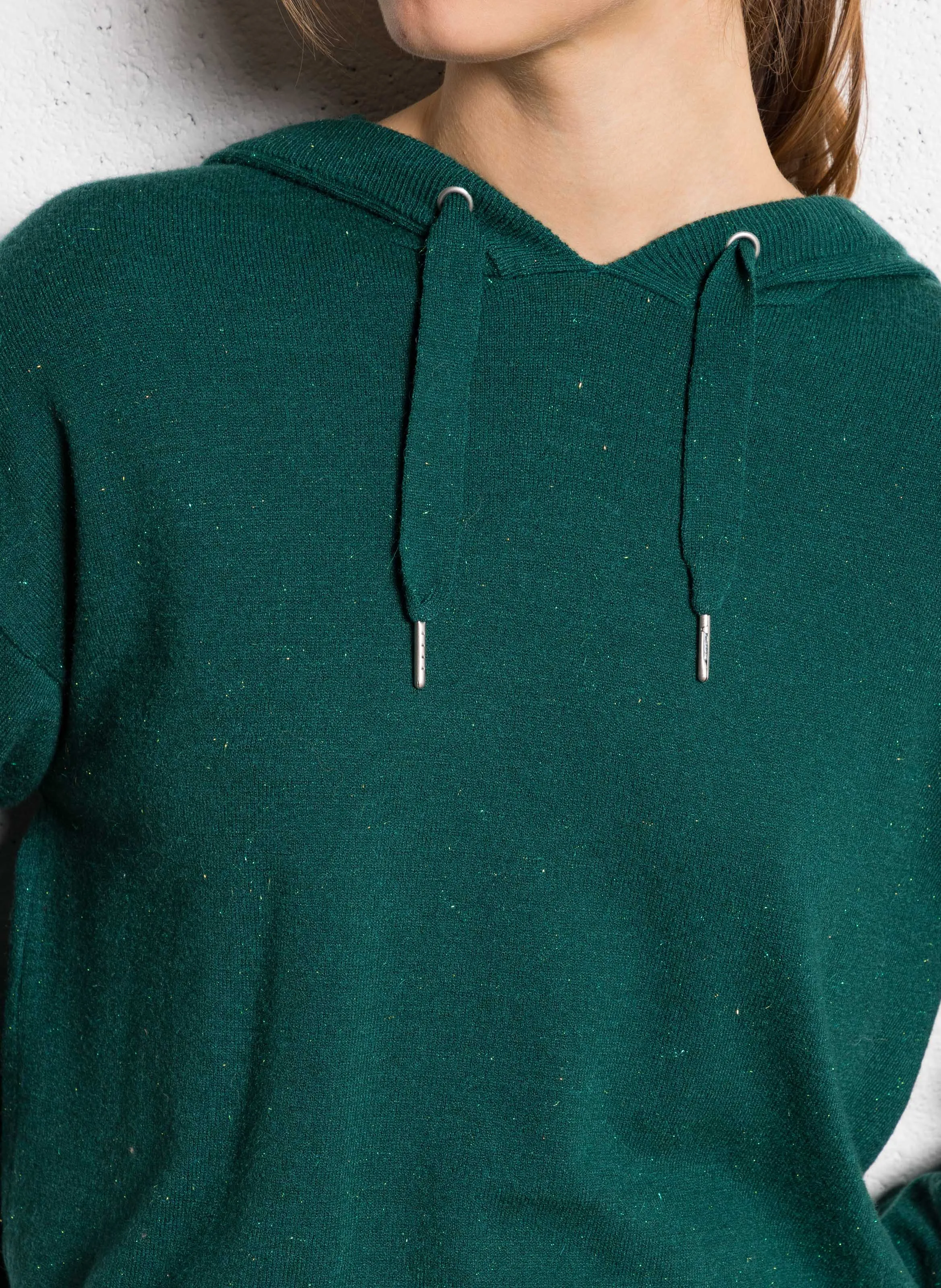  I CODE   Maglione con cappuccio | Verde