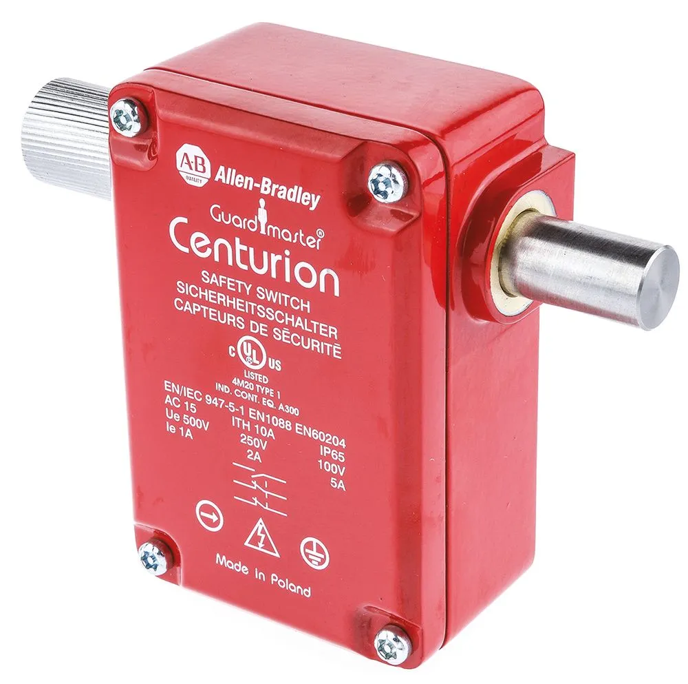 Interruttore di interblocco di sicurezza Allen Bradley Guardmaster 440K, 2NC/1NA, A chiave, IP66, 500V, 2,2A
