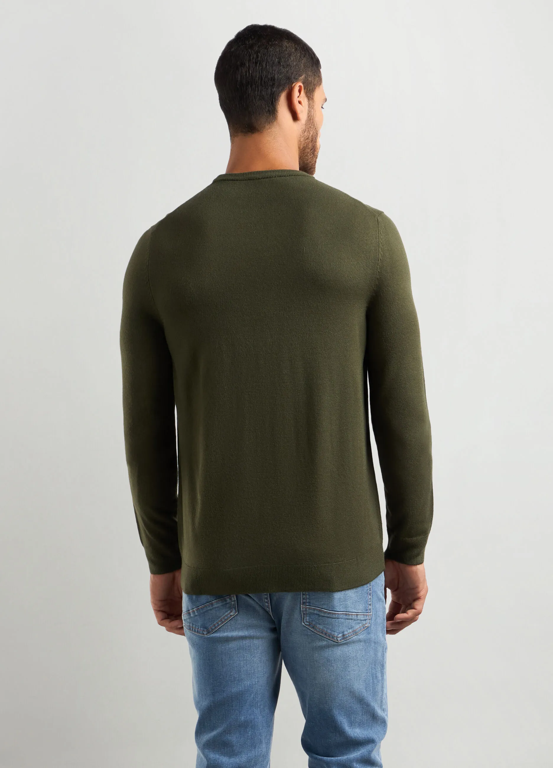 J. HART & BROS  Maglione girocollo maglia rasata uomo