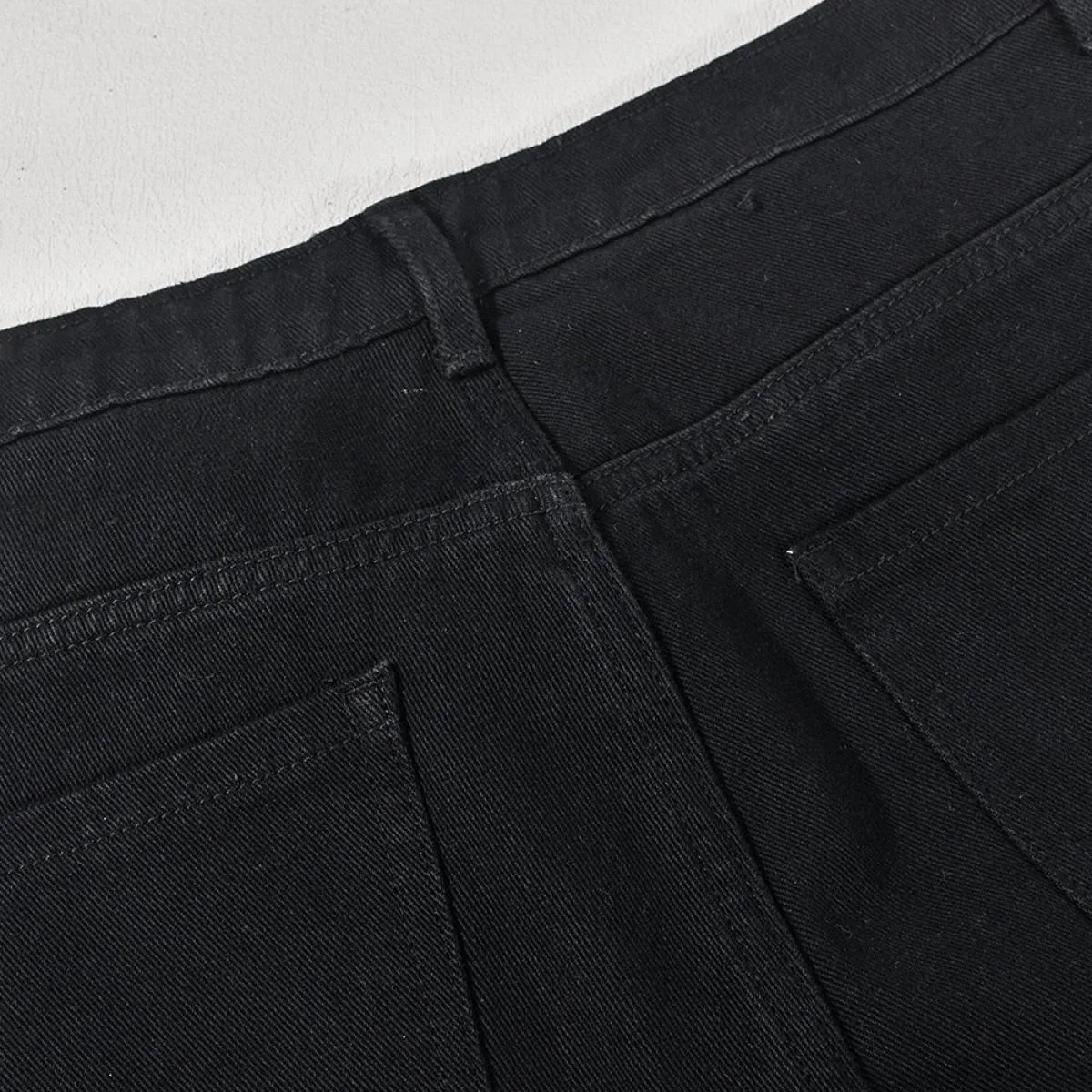Jeans blu da donna  adesivo lucido allentato diamante moda pantaloni a gamba larga in denim a vita alta 2023 signore scava fu