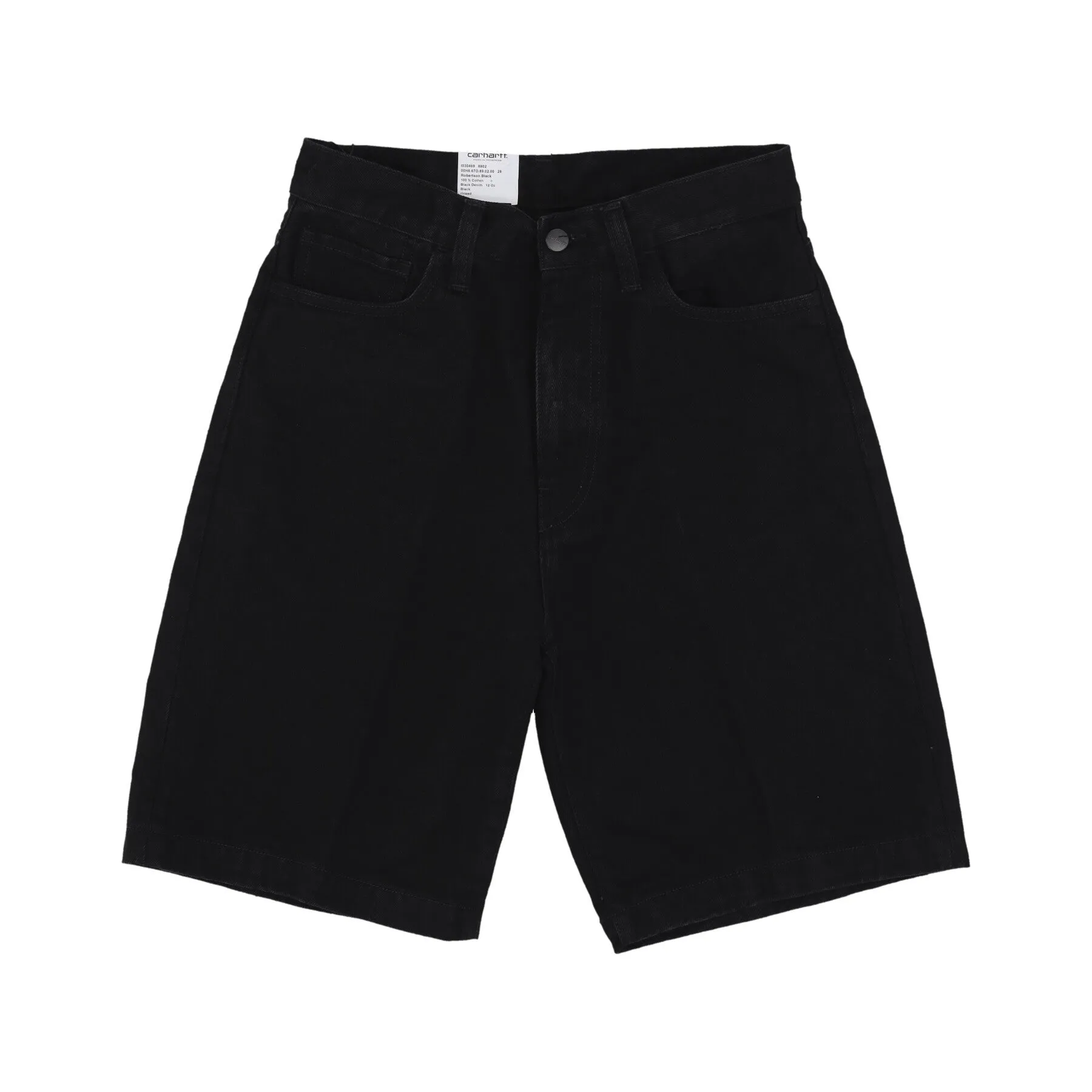 Jeans Corto Uomo Landon Short Black Rinsed