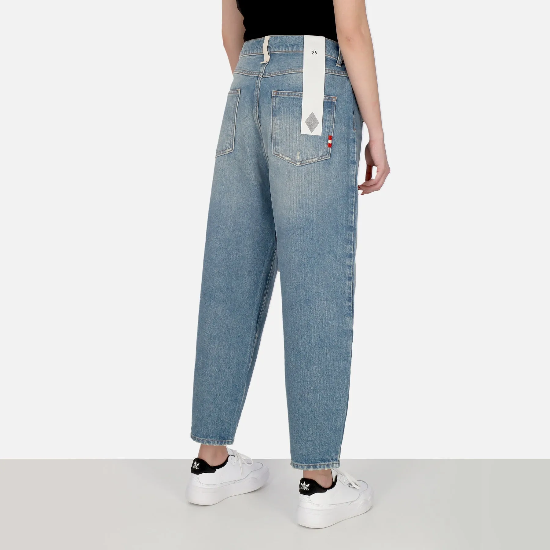 Jeans Donna W Baggy Denim Real Vintage Denim